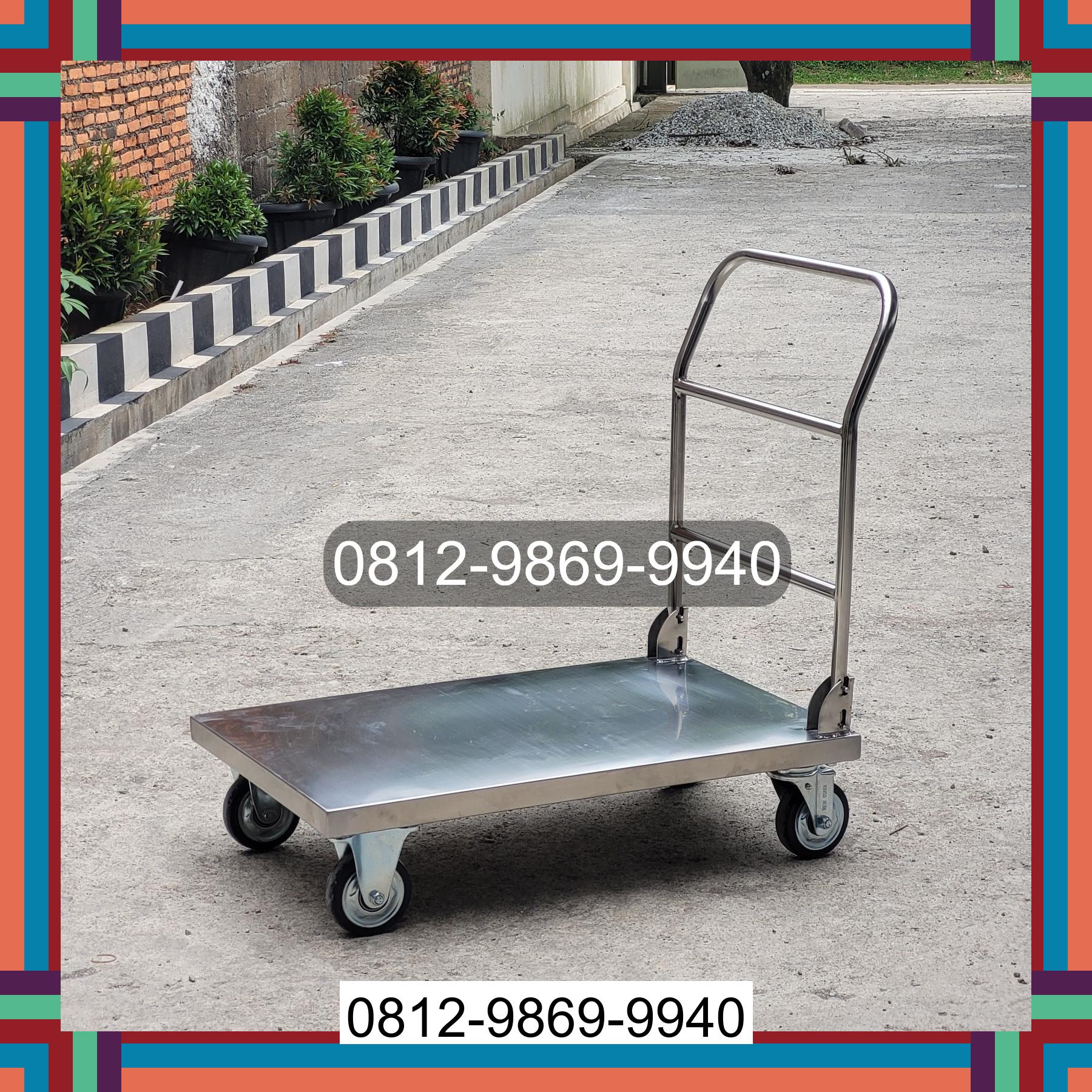 0812-9869-9940 Terbaik, Jual Handtruck Hand Truck 500 kgg & 300 kg | Troli Barang | Troli lipat | Troli angkut Mandrehe