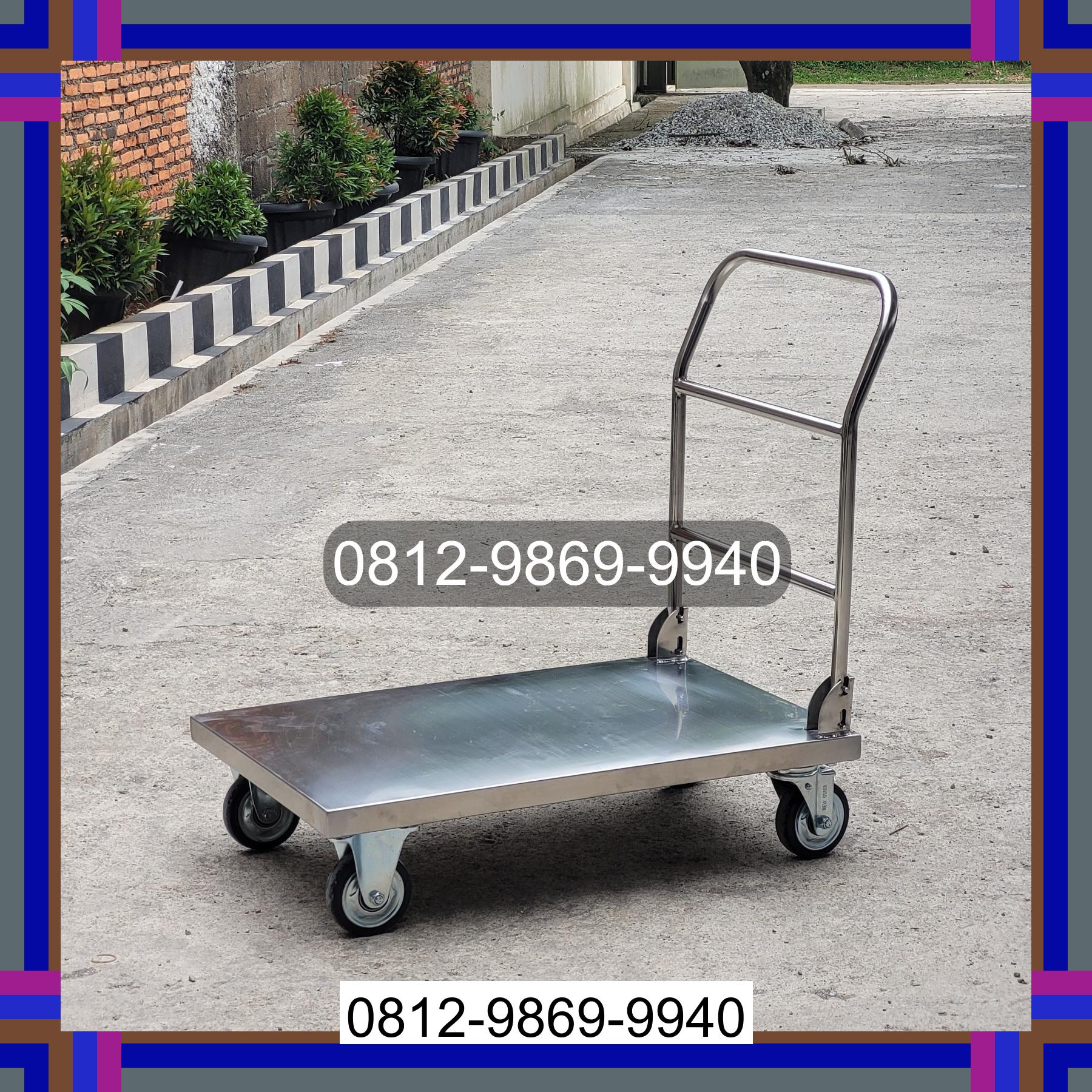 0812-9869-9940 Terbaik, Jual Handtruck Hand Truck 500 kgg & 300 kg | Troli Barang | Troli lipat | Troli angkut Medan Marelan