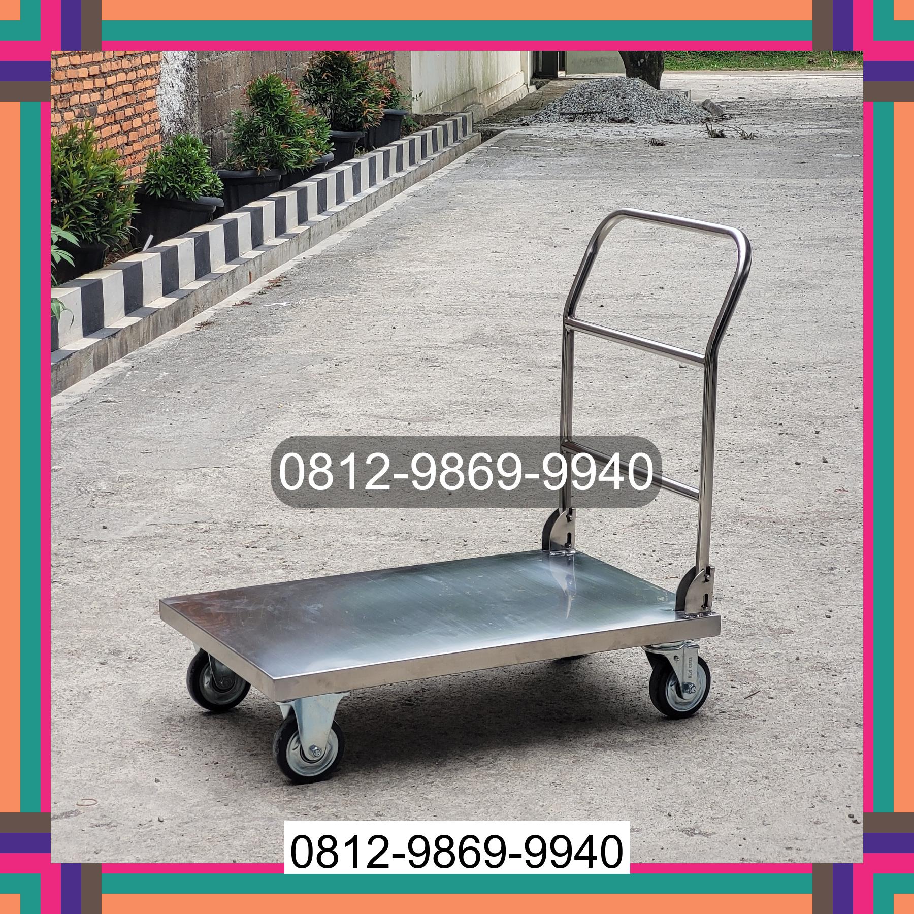 0812-9869-9940 Terbaik, Jual Handtruck Hand Truck 500 kgg & 300 kg | Troli Barang | Troli lipat | Troli angkut Merauke