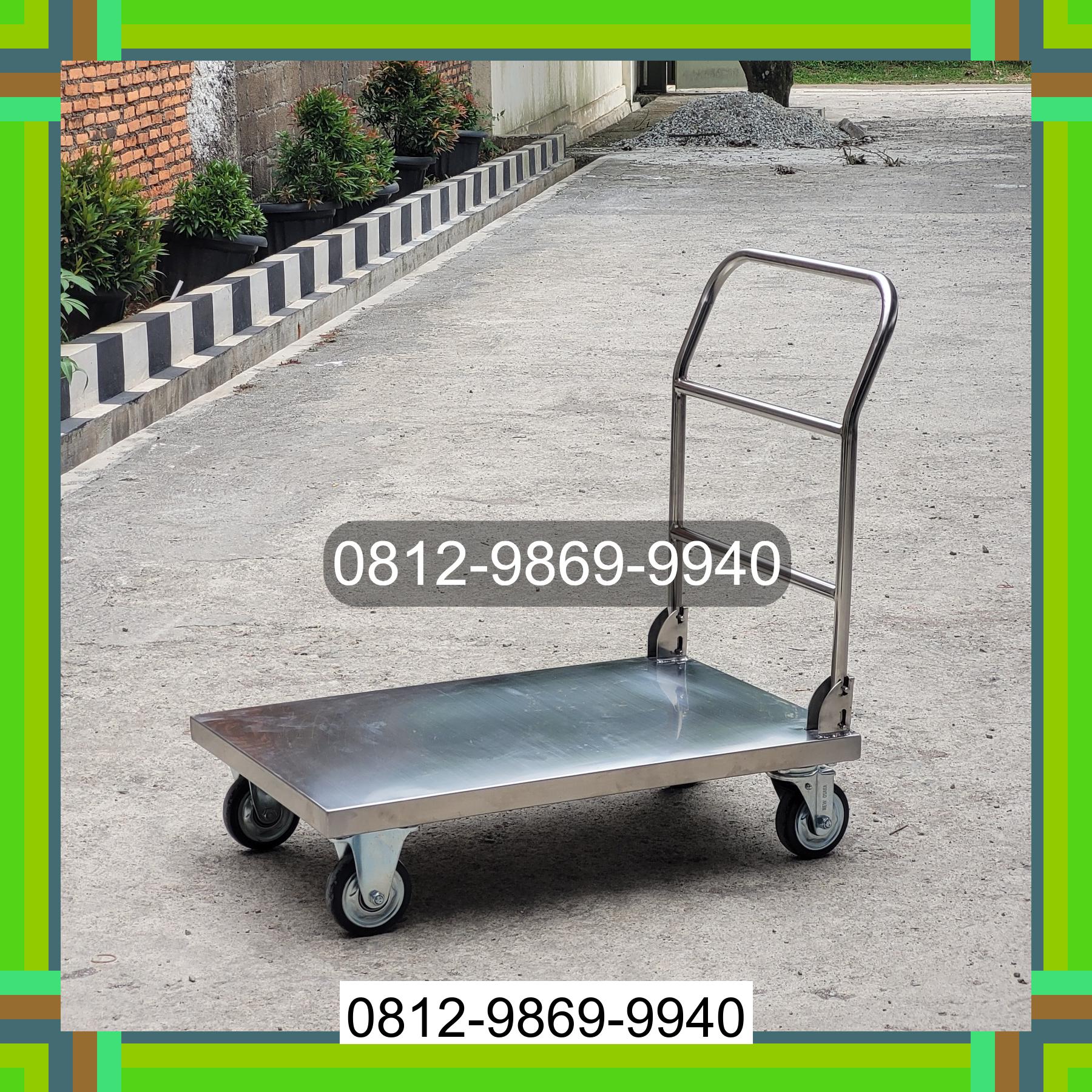 0812-9869-9940 Terbaik, Jual Handtruck Hand Truck 500 kgg & 300 kg | Troli Barang | Troli lipat | Troli angkut Mesjid Raya