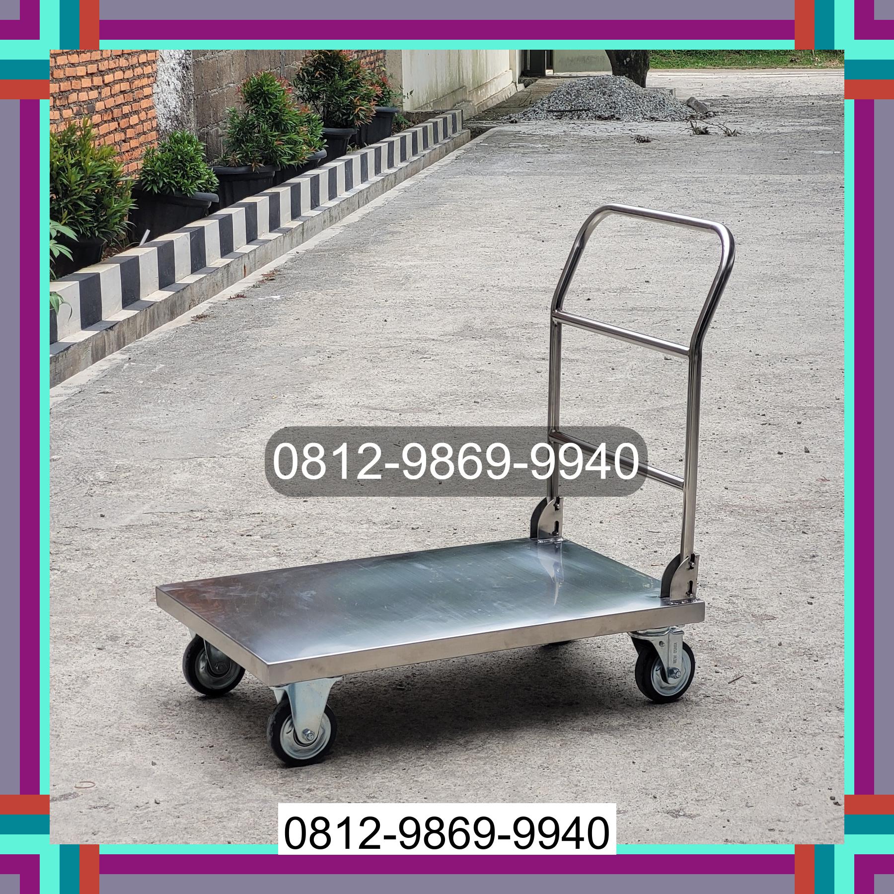 0812-9869-9940 Terbaik, Jual Handtruck Hand Truck 500 kgg & 300 kg | Troli Barang | Troli lipat | Troli angkut Meukek