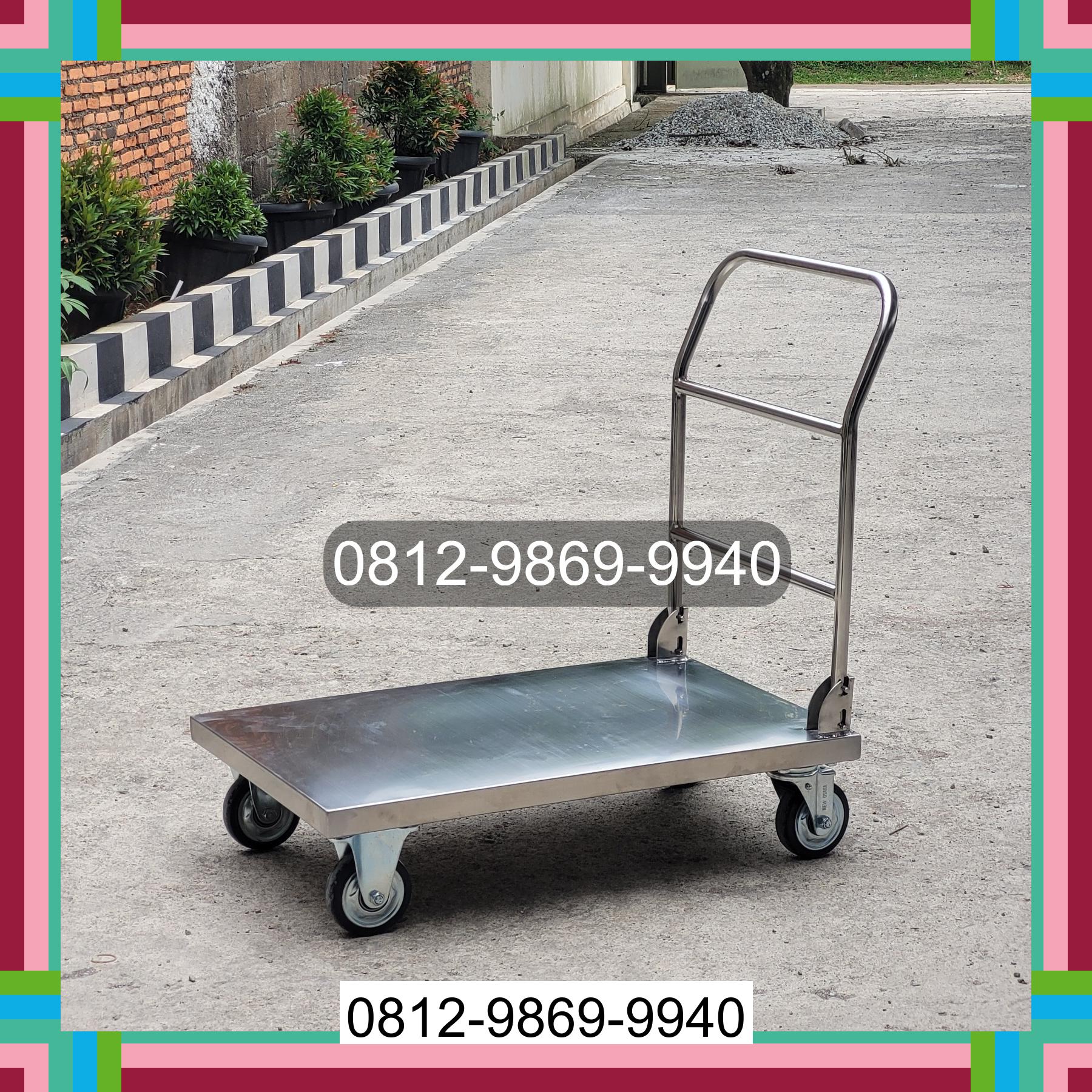 0812-9869-9940 Terbaik, Jual Handtruck Hand Truck 500 kgg & 300 kg | Troli Barang | Troli lipat | Troli angkut Pagar Merbau
