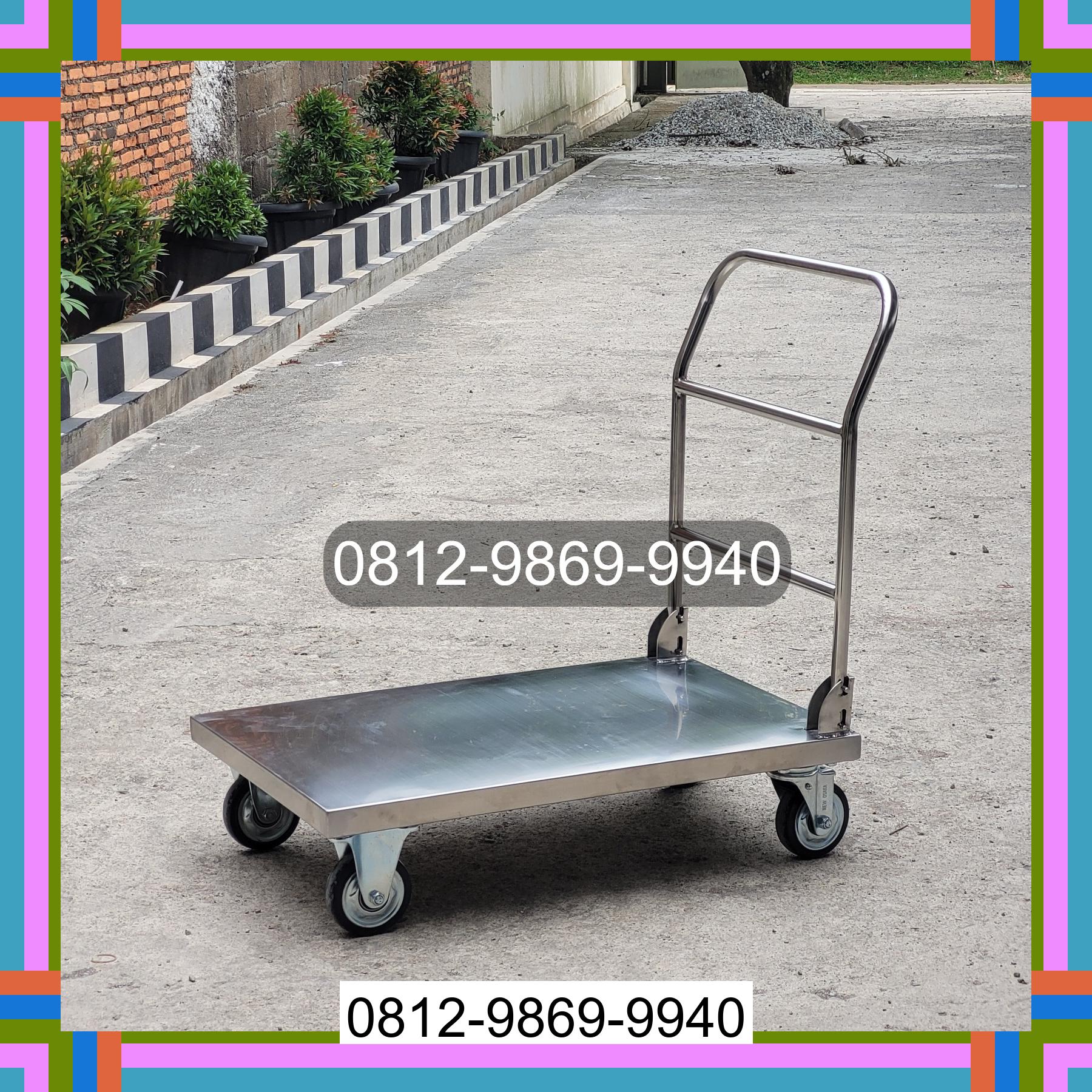 0812-9869-9940 Terbaik, Jual Handtruck Hand Truck 500 kgg & 300 kg | Troli Barang | Troli lipat | Troli angkut Pandan
