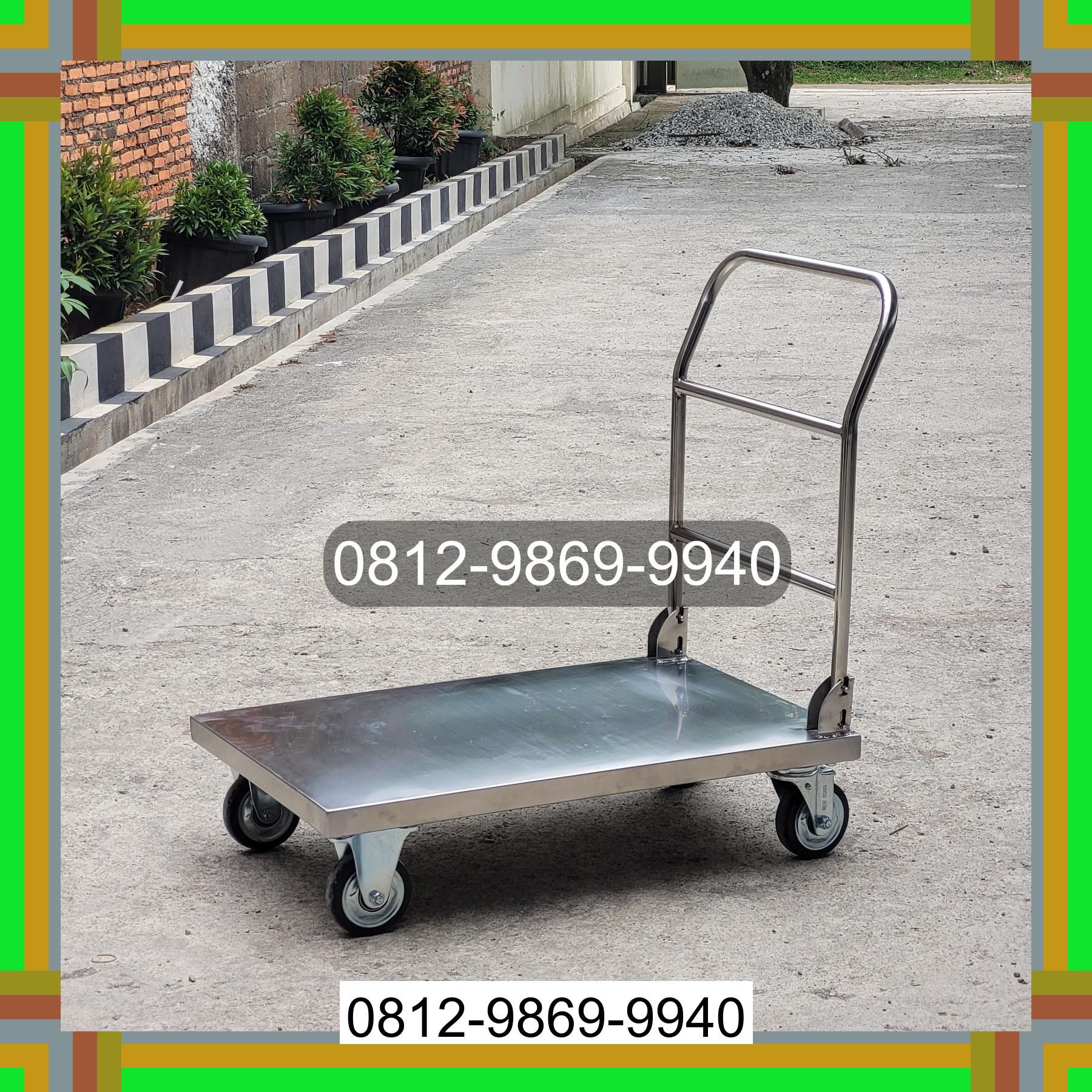 0812-9869-9940 Terbaik, Jual Handtruck Hand Truck 500 kgg & 300 kg | Troli Barang | Troli lipat | Troli angkut Pandrah