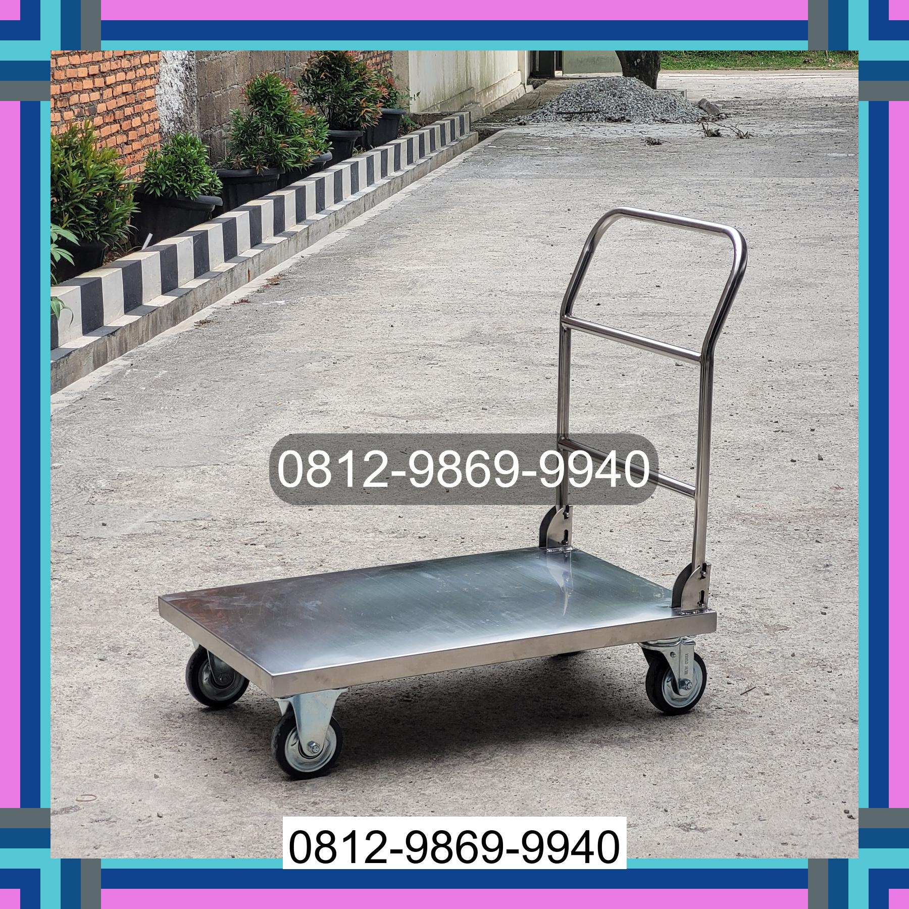 0812-9869-9940 Terbaik, Jual Handtruck Hand Truck 500 kgg & 300 kg | Troli Barang | Troli lipat | Troli angkut Pasie Raja