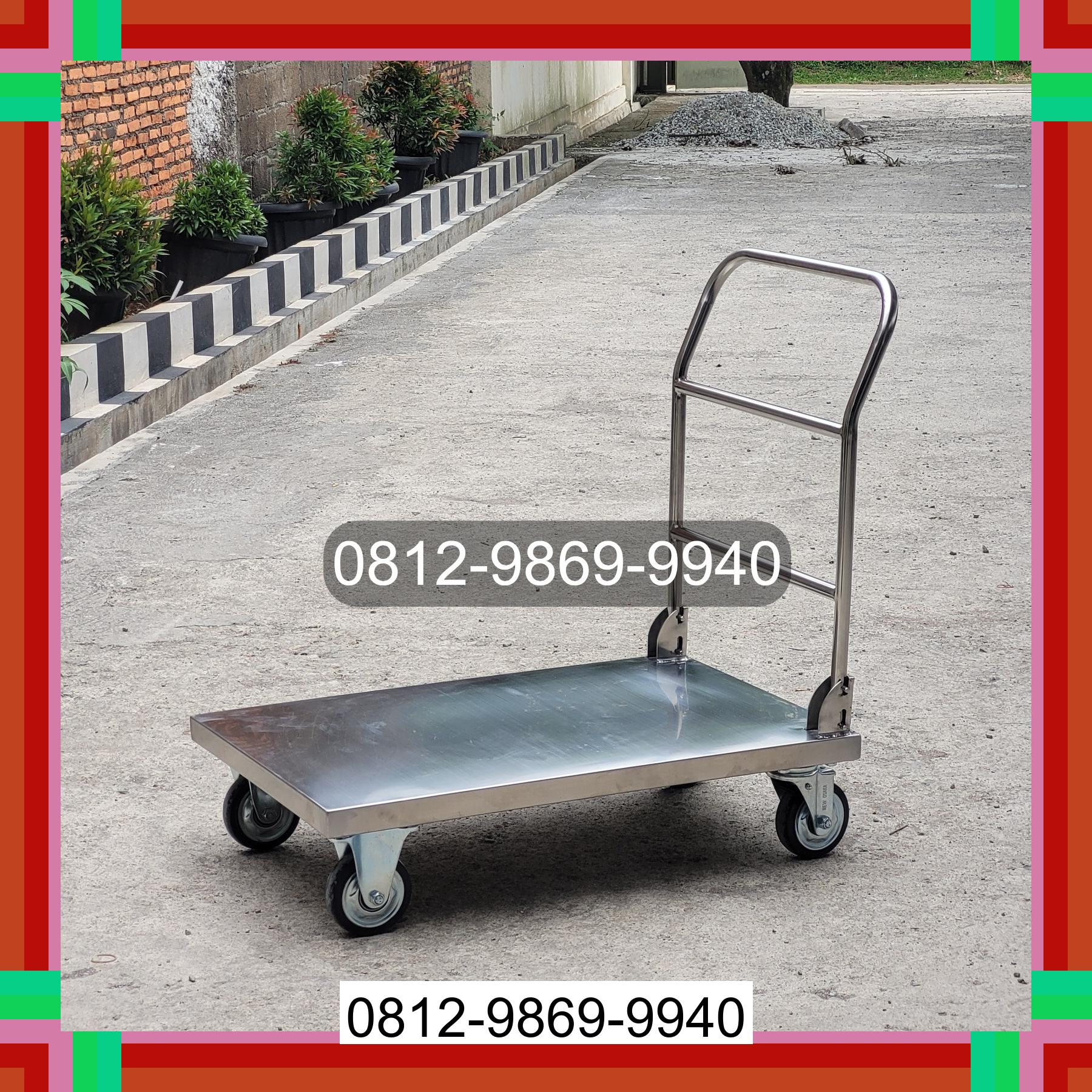 0812-9869-9940 Terbaik, Jual Handtruck Hand Truck 500 kgg & 300 kg | Troli Barang | Troli lipat | Troli angkut Pulau-Pulau Batu Barat