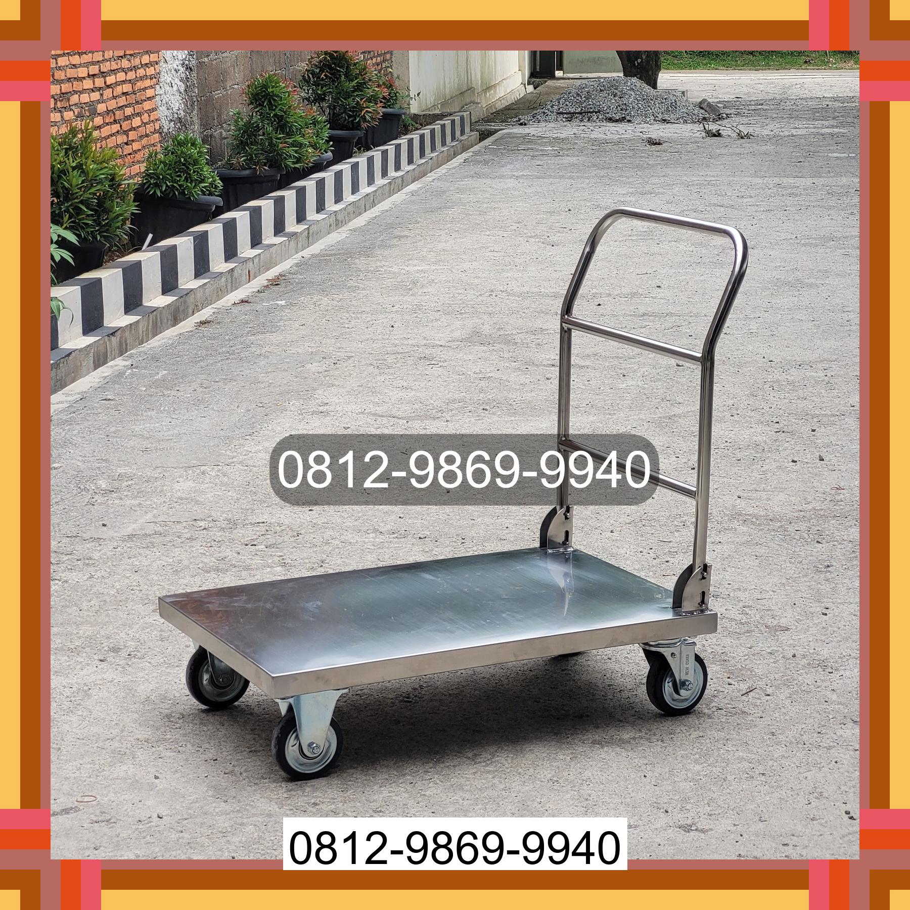 0812-9869-9940 Terbaik, Jual Handtruck Hand Truck 500 kgg & 300 kg | Troli Barang | Troli lipat | Troli angkut Purbalingga