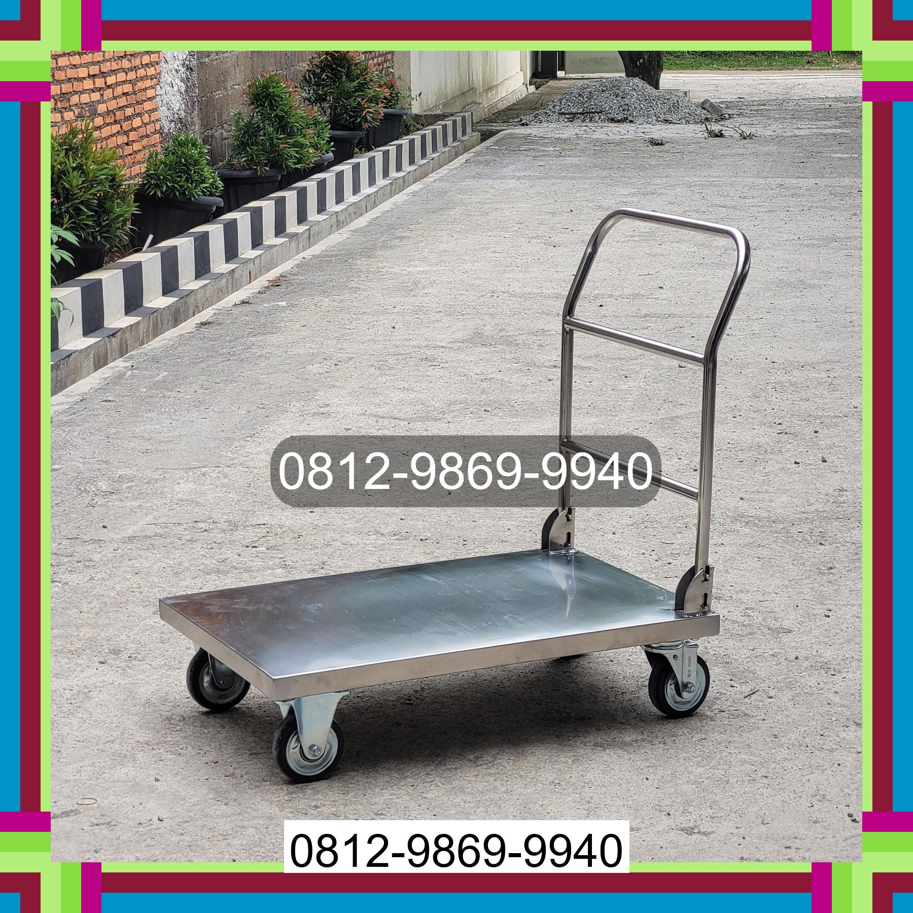 0812-9869-9940 Terbaik, Jual Handtruck Hand Truck 500 kgg & 300 kg | Troli Barang | Troli lipat | Troli angkut Rambang Dangku