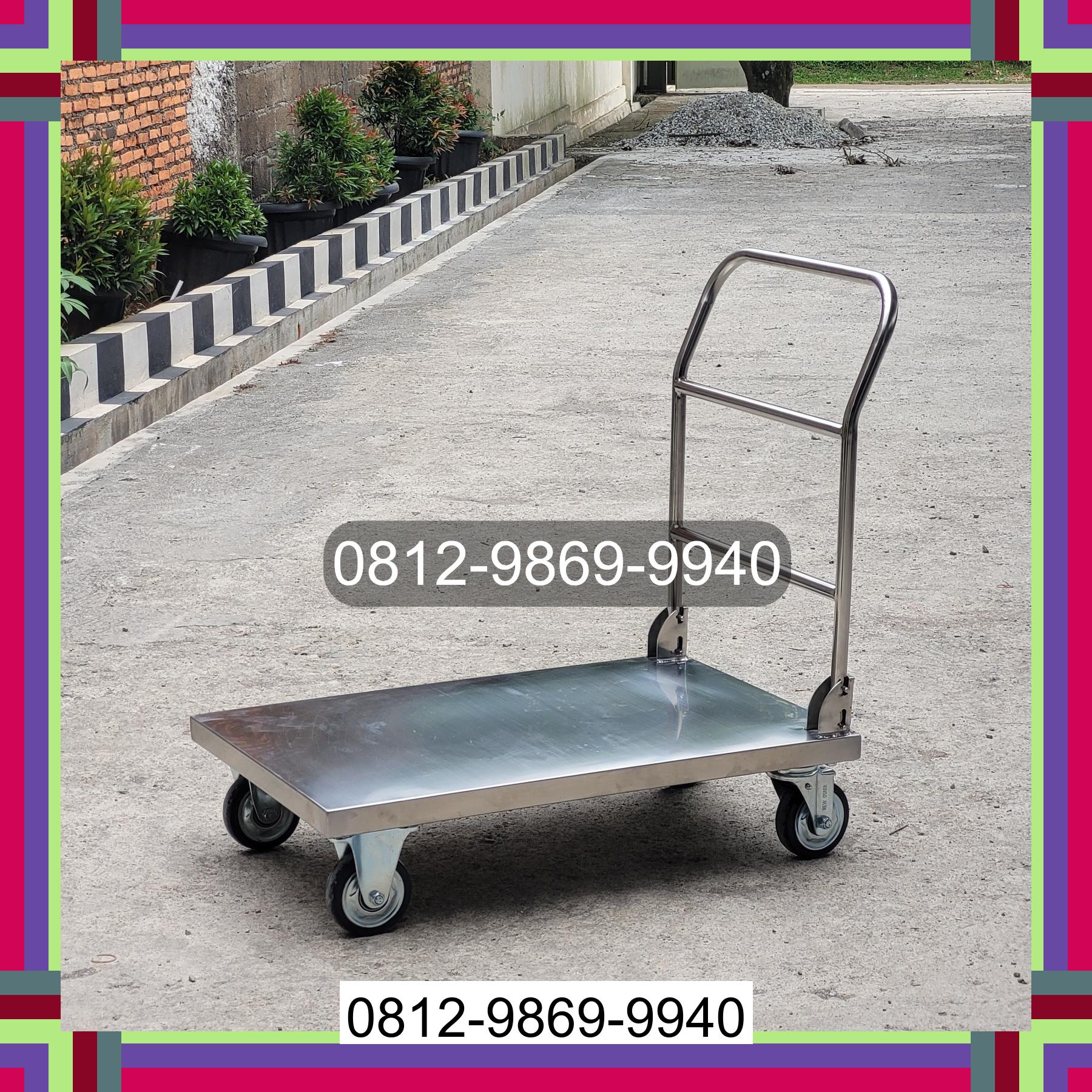 0812-9869-9940 Terbaik, Jual Handtruck Hand Truck 500 kgg & 300 kg | Troli Barang | Troli lipat | Troli angkut Ratolindo