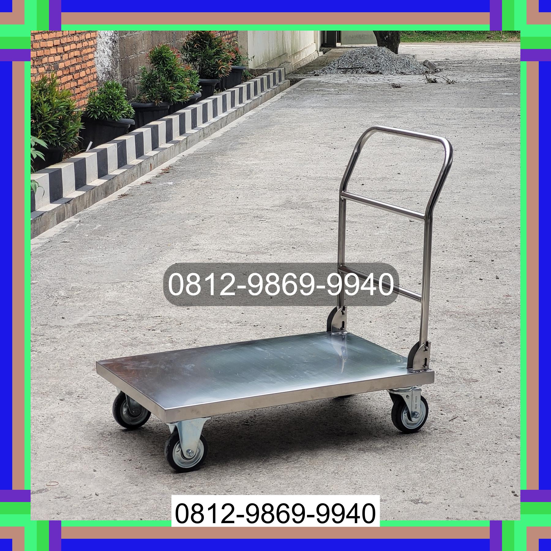 0812-9869-9940 Terbaik, Jual Handtruck Hand Truck 500 kgg & 300 kg | Troli Barang | Troli lipat | Troli angkut Rawas Ulu