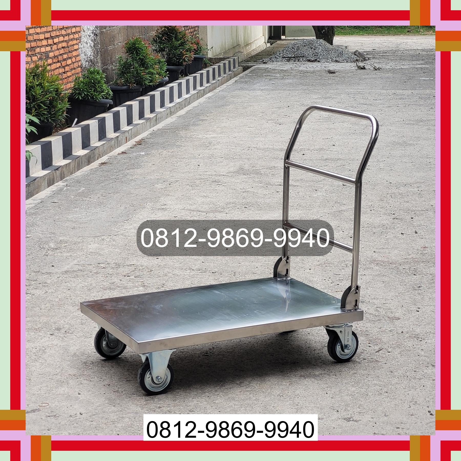 0812-9869-9940 Terbaik, Jual Handtruck Hand Truck 500 kgg & 300 kg | Troli Barang | Troli lipat | Troli angkut Sabang