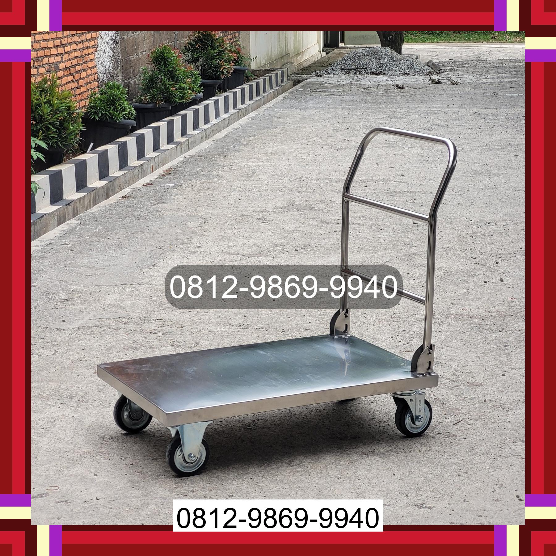 0812-9869-9940 Terbaik, Jual Handtruck Hand Truck 500 kgg & 300 kg | Troli Barang | Troli lipat | Troli angkut Sarmi