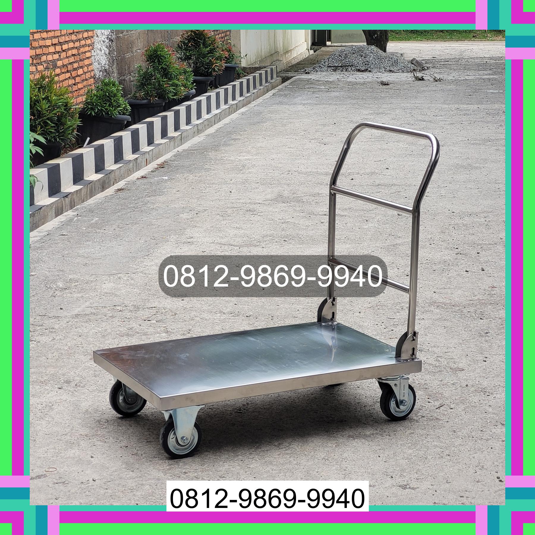 0812-9869-9940 Terbaik, Jual Handtruck Hand Truck 500 kgg & 300 kg | Troli Barang | Troli lipat | Troli angkut Selemadeg