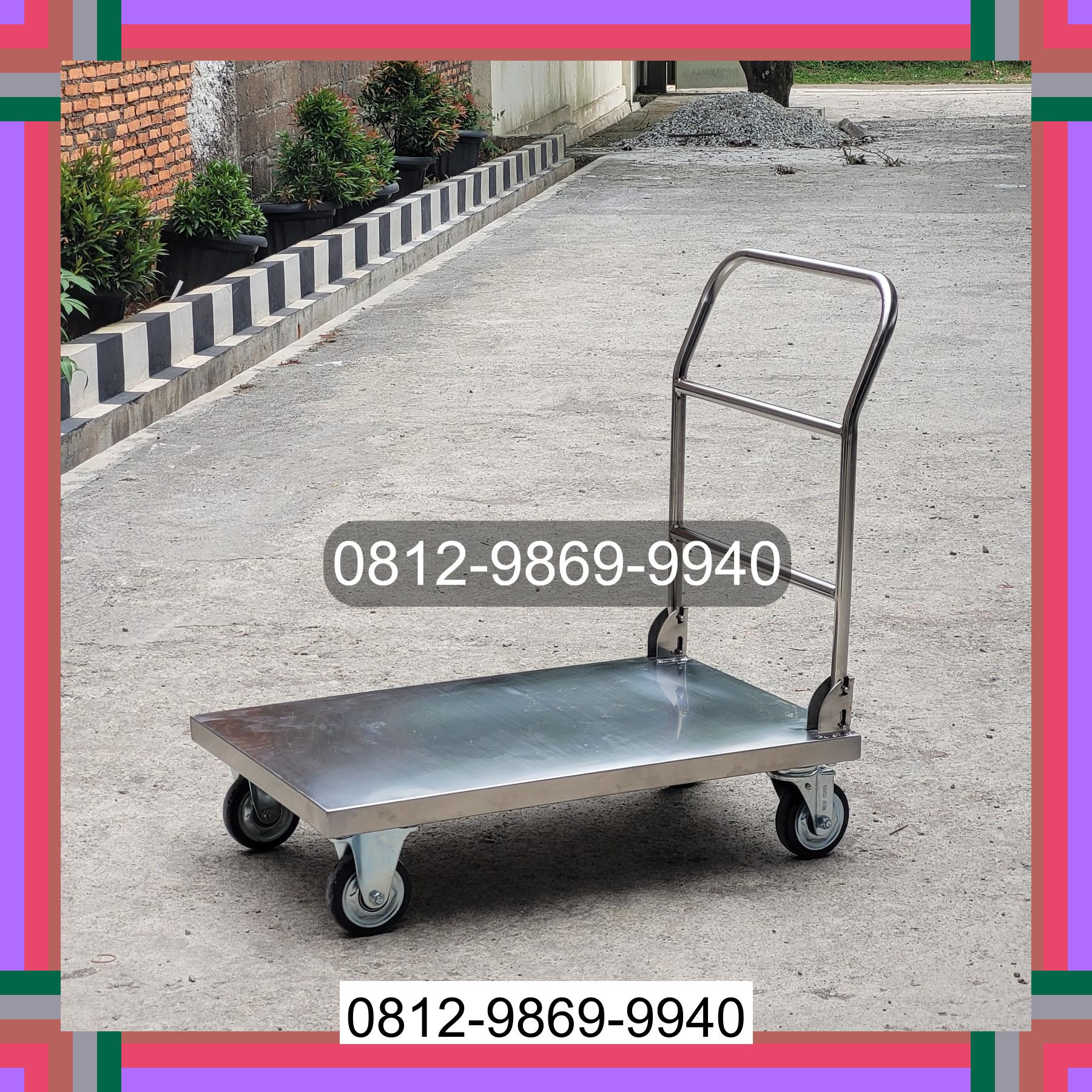 0812-9869-9940 Terbaik, Jual Handtruck Hand Truck 500 kgg & 300 kg | Troli Barang | Troli lipat | Troli angkut Seulimeum
