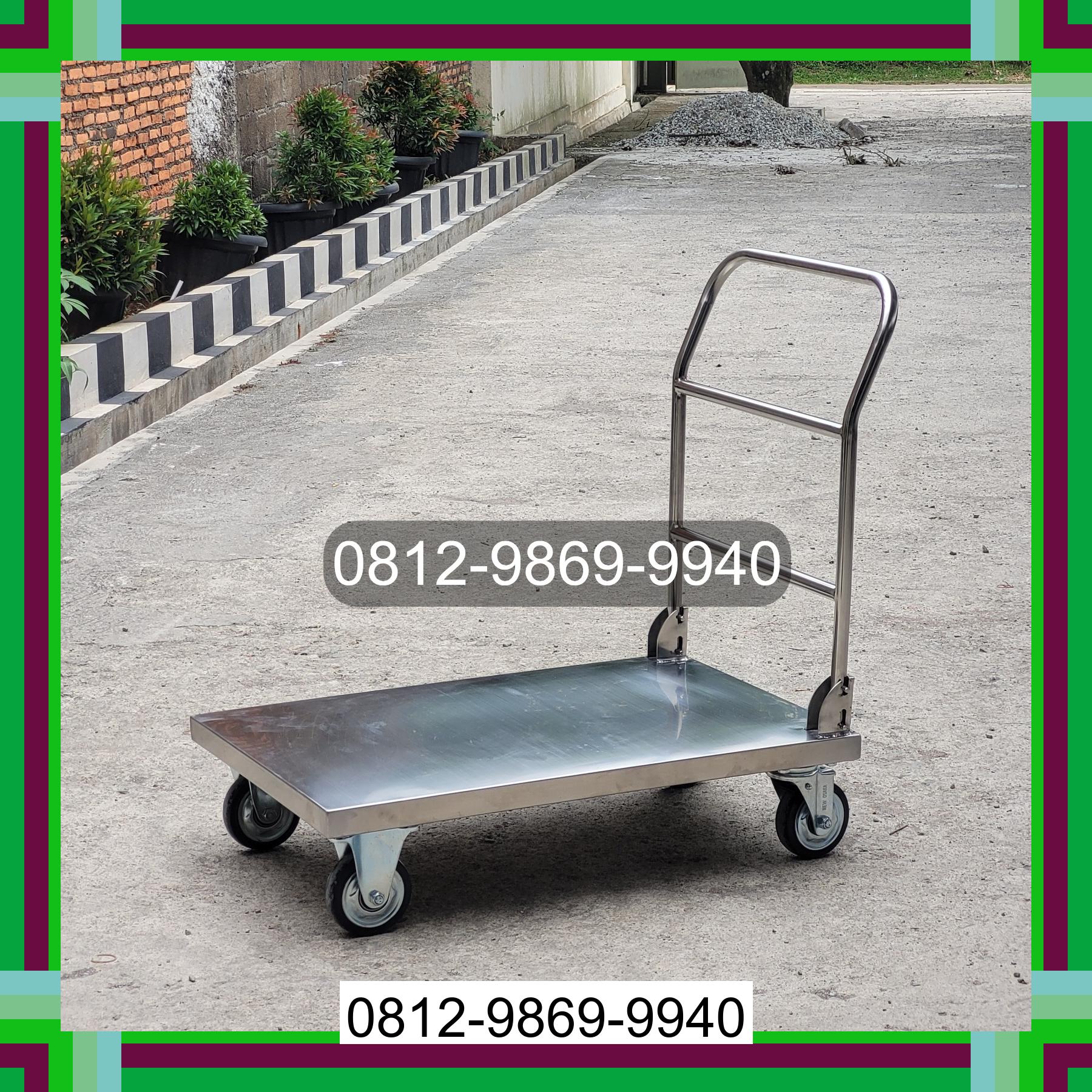 0812-9869-9940 Terbaik, Jual Handtruck Hand Truck 500 kgg & 300 kg | Troli Barang | Troli lipat | Troli angkut Siantar Marihat
