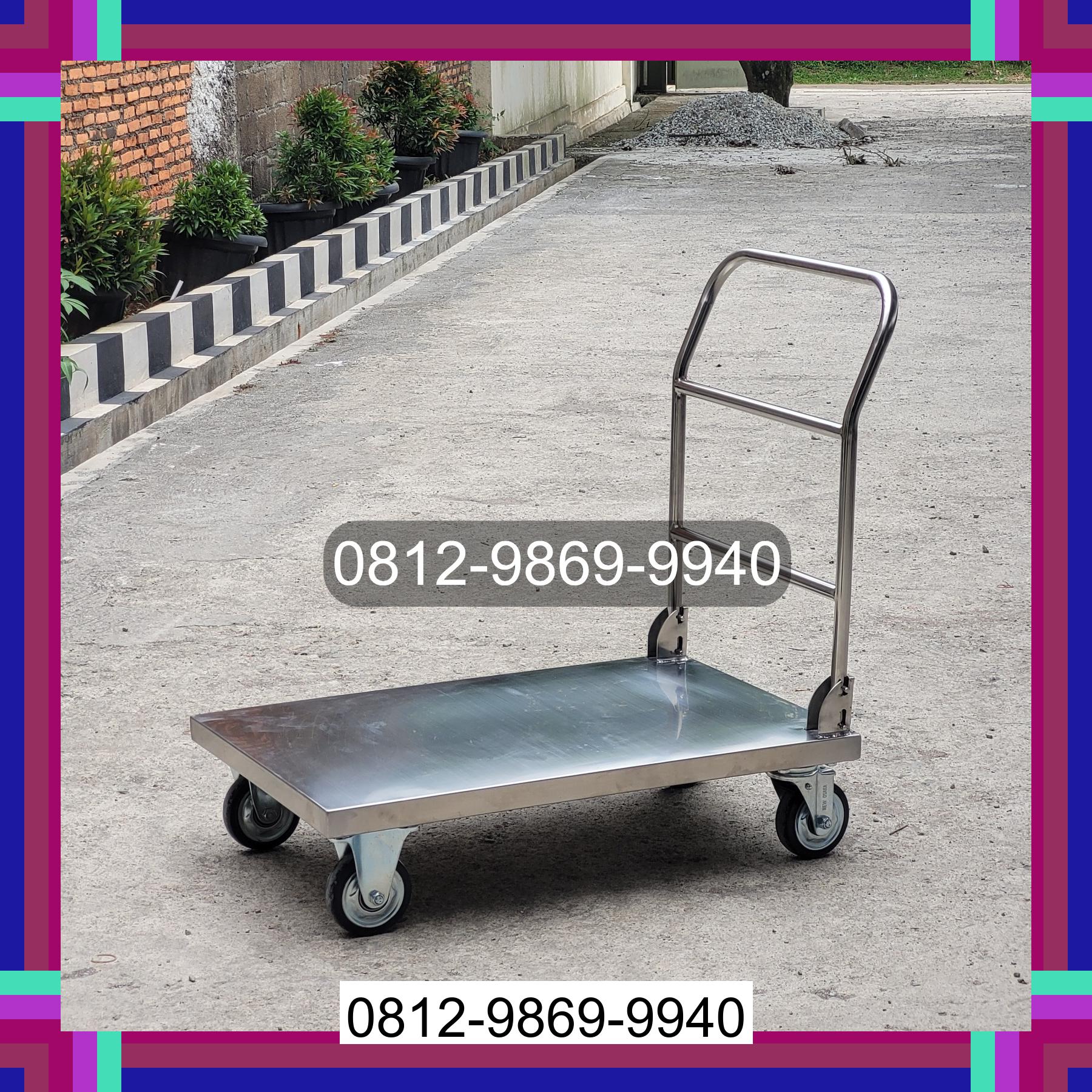 0812-9869-9940 Terbaik, Jual Handtruck Hand Truck 500 kgg & 300 kg | Troli Barang | Troli lipat | Troli angkut Sidoan