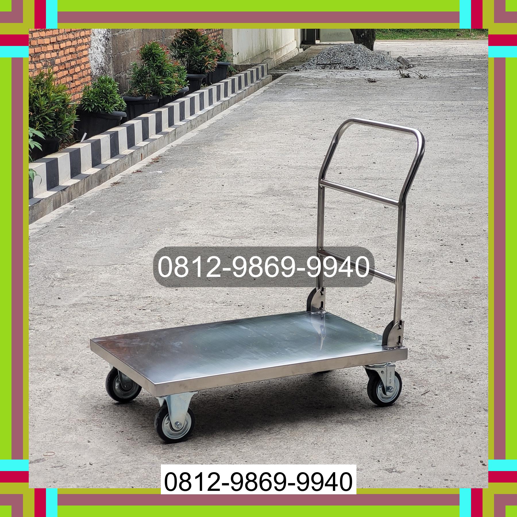0812-9869-9940 Terbaik, Jual Handtruck Hand Truck 500 kgg & 300 kg | Troli Barang | Troli lipat | Troli angkut Siepkosi