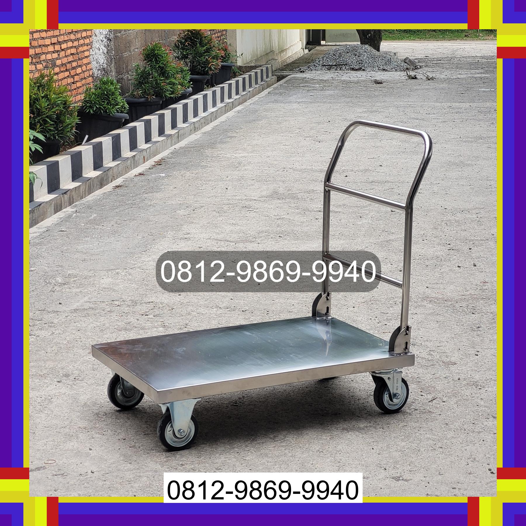 0812-9869-9940 Terbaik, Jual Handtruck Hand Truck 500 kgg & 300 kg | Troli Barang | Troli lipat | Troli angkut Sorkam Barat