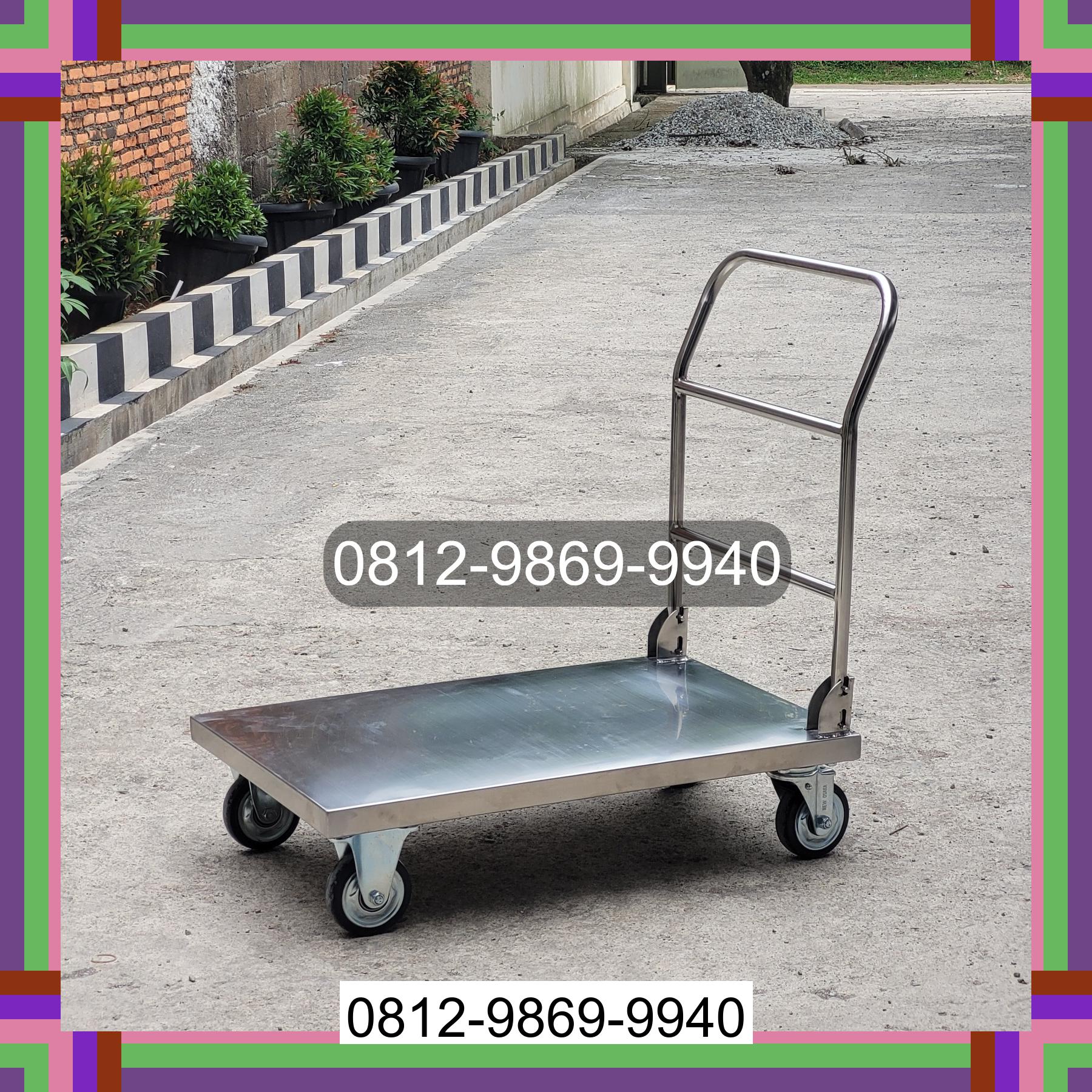 0812-9869-9940 Terbaik, Jual Handtruck Hand Truck 500 kgg & 300 kg | Troli Barang | Troli lipat | Troli angkut Sukabangun