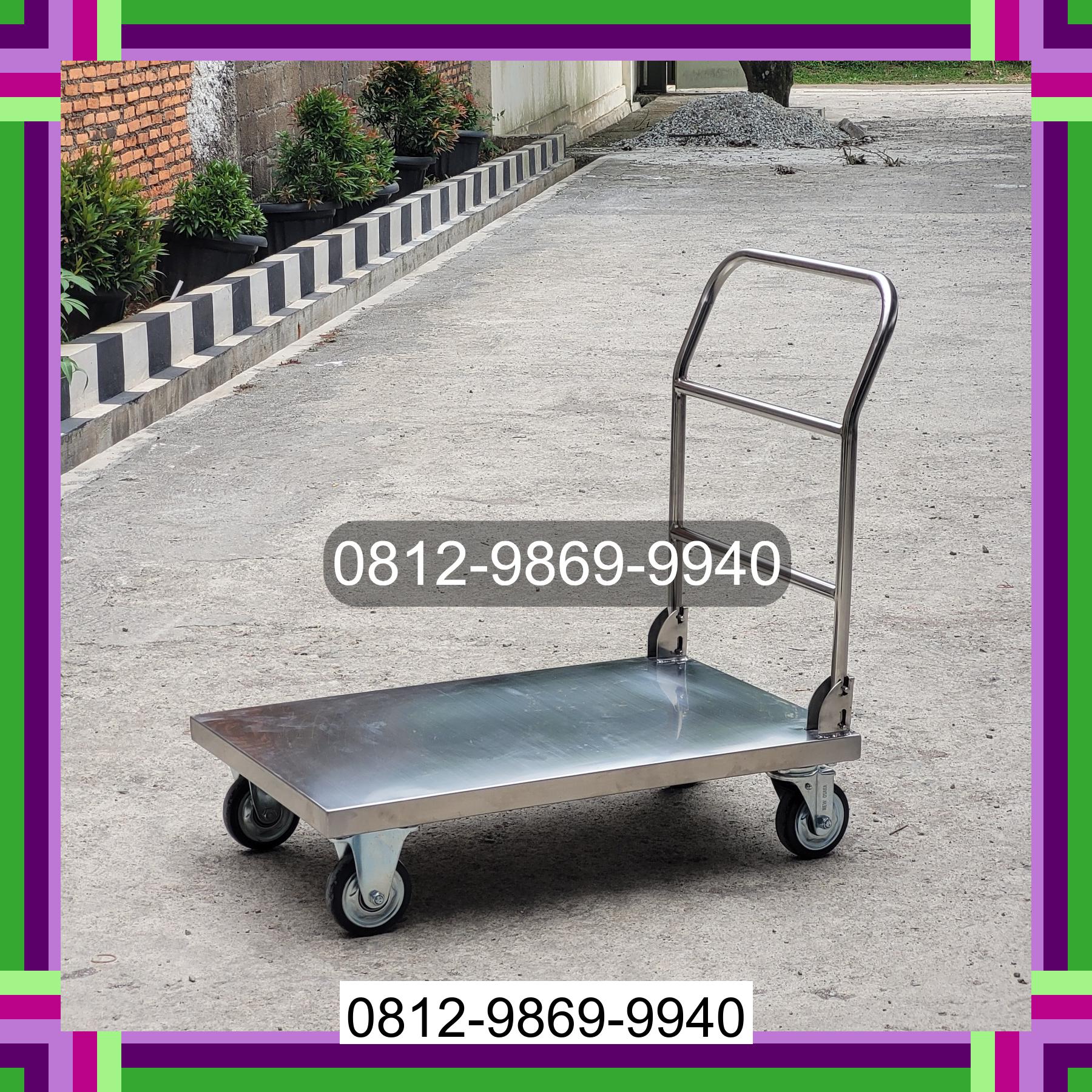 0812-9869-9940 Terbaik, Jual Handtruck Hand Truck 500 kgg & 300 kg | Troli Barang | Troli lipat | Troli angkut Syamtalira Aron