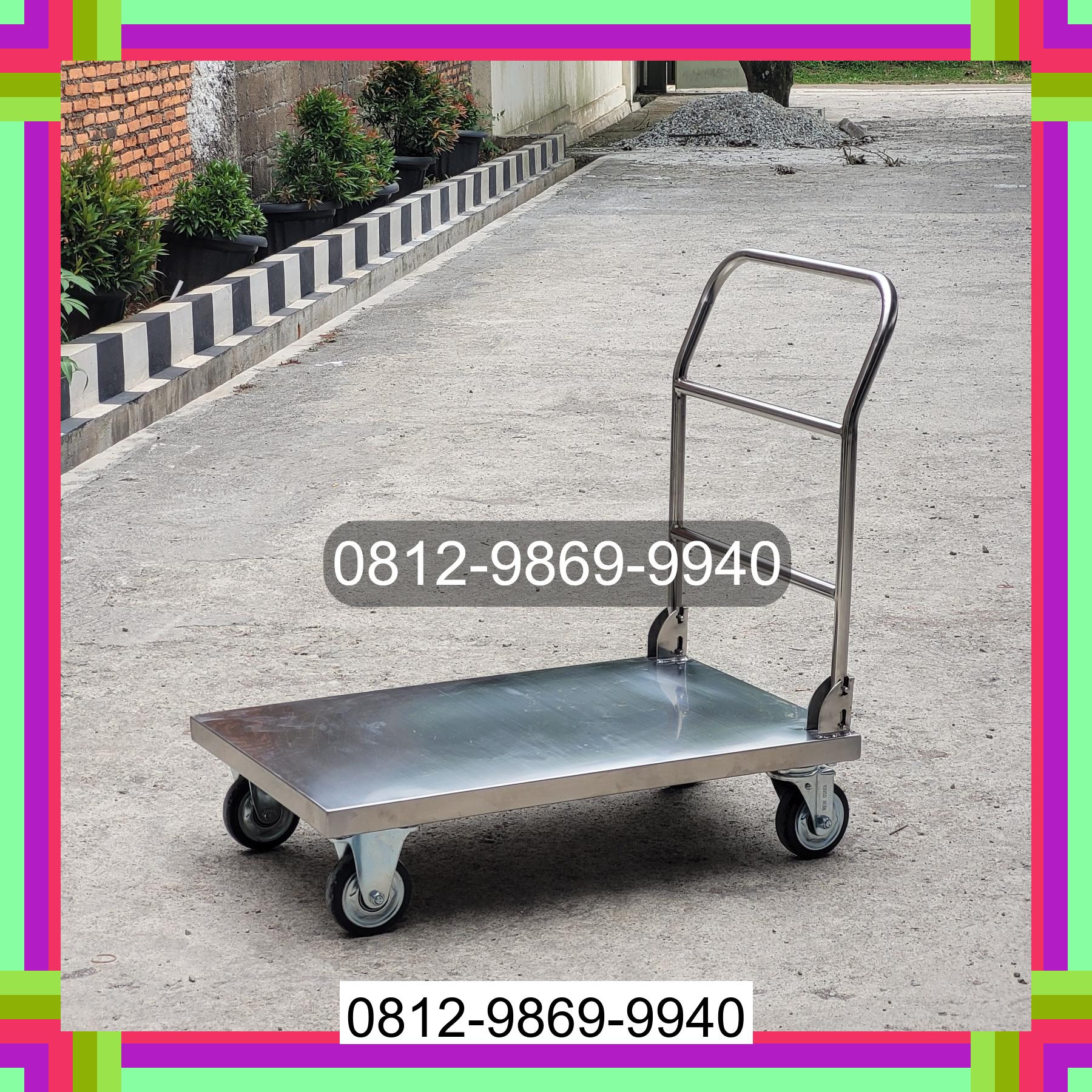 0812-9869-9940 Terbaik, Jual Handtruck Hand Truck 500 kgg & 300 kg | Troli Barang | Troli lipat | Troli angkut Tabalong