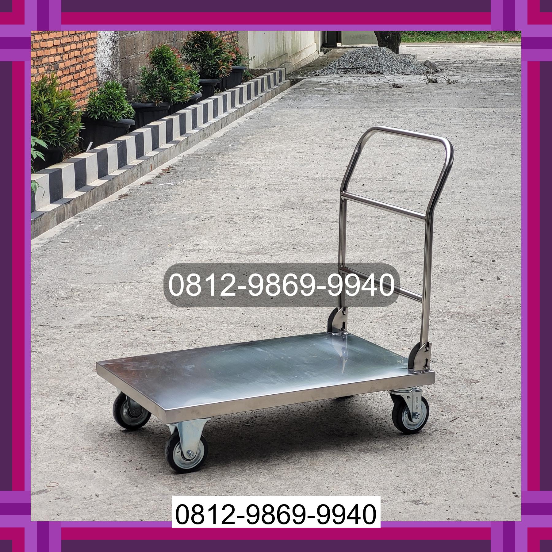 0812-9869-9940 Terbaik, Jual Handtruck Hand Truck 500 kgg & 300 kg | Troli Barang | Troli lipat | Troli angkut Tanah Bumbu