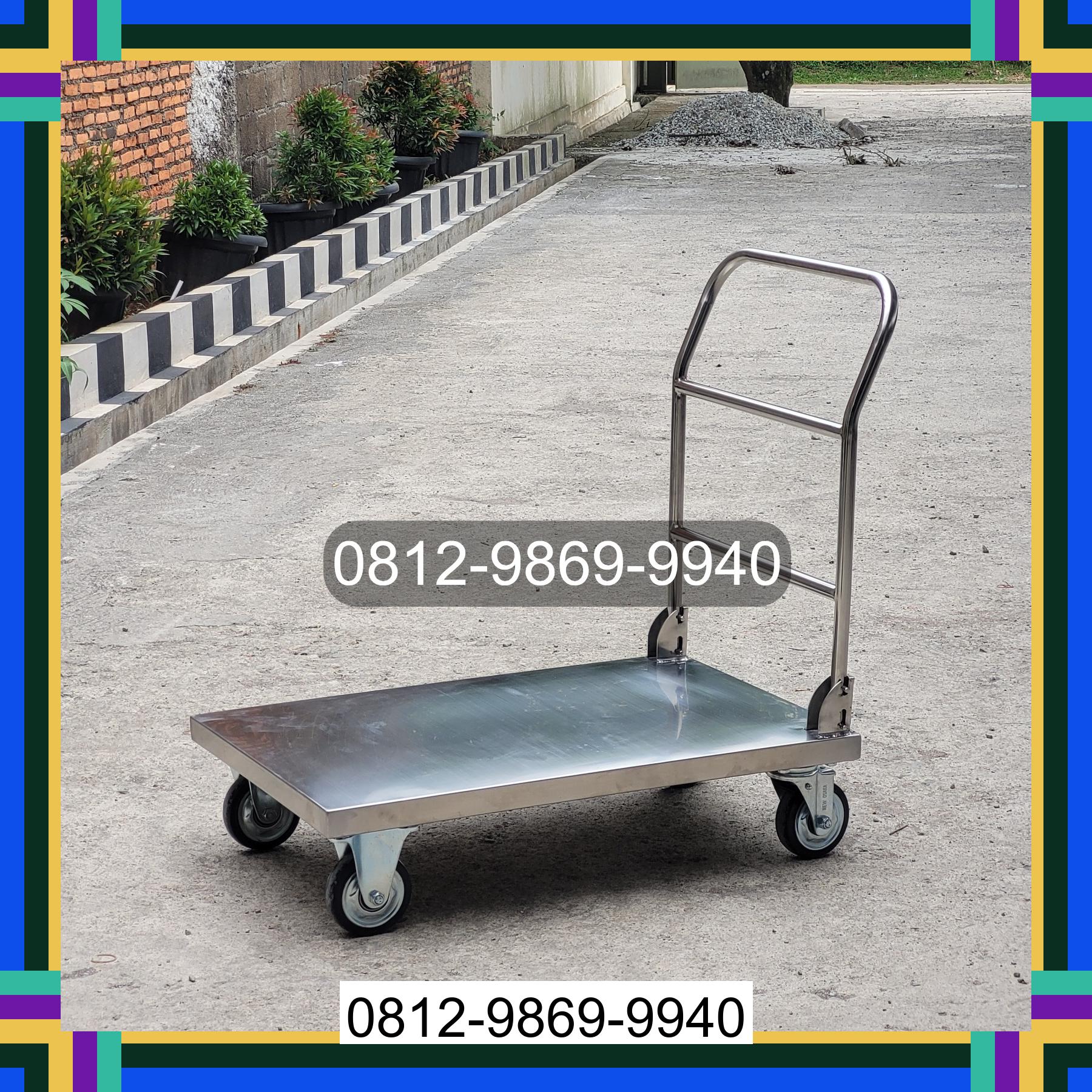 0812-9869-9940 Terbaik, Jual Handtruck Hand Truck 500 kgg & 300 kg | Troli Barang | Troli lipat | Troli angkut Teunom