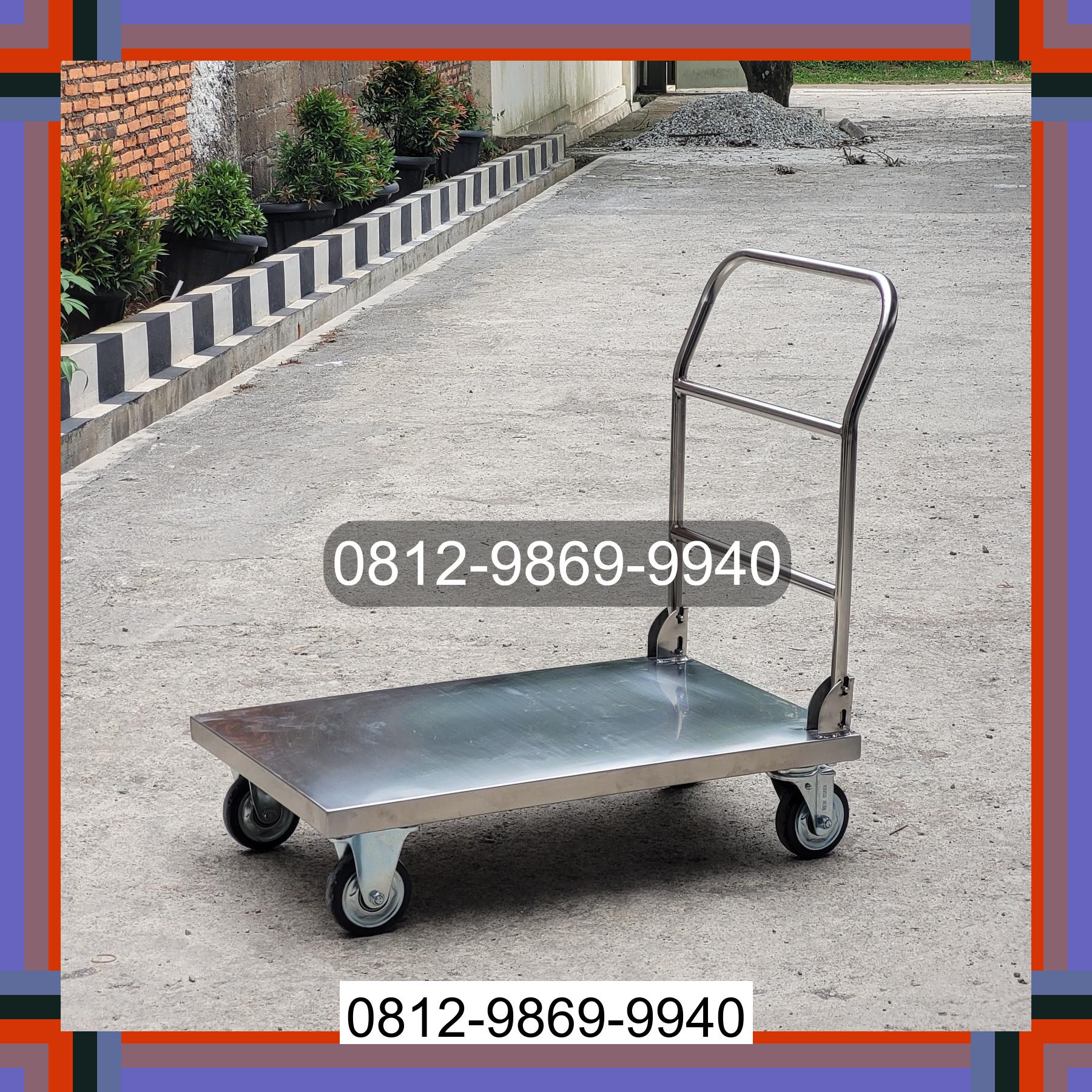 0812-9869-9940 Terbaik, Jual Handtruck Hand Truck 500 kgg & 300 kg | Troli Barang | Troli lipat | Troli angkut Tiga Dihaji