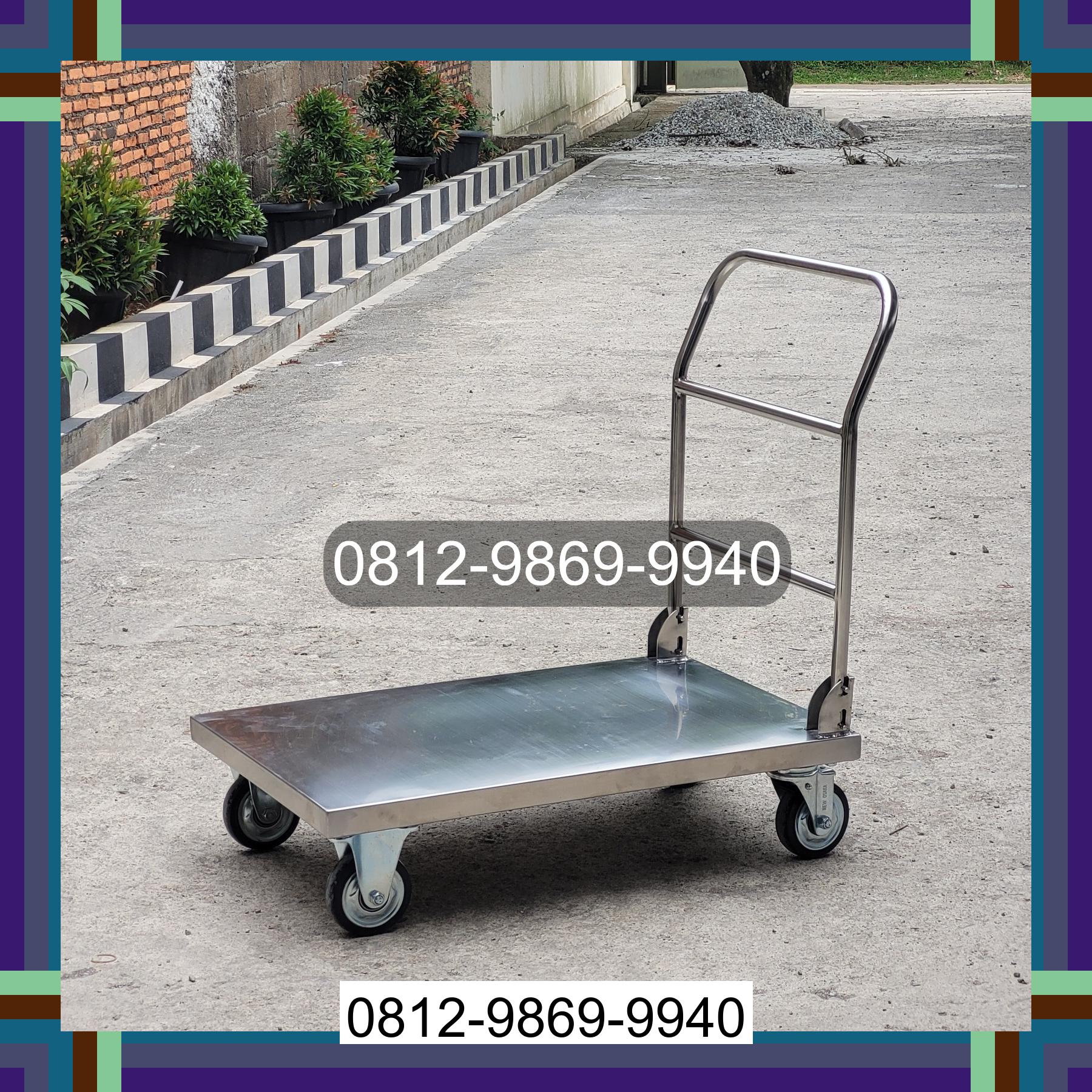 0812-9869-9940 Terbaik, Jual Handtruck Hand Truck 500 kgg & 300 kg | Troli Barang | Troli lipat | Troli angkut Tiganderket