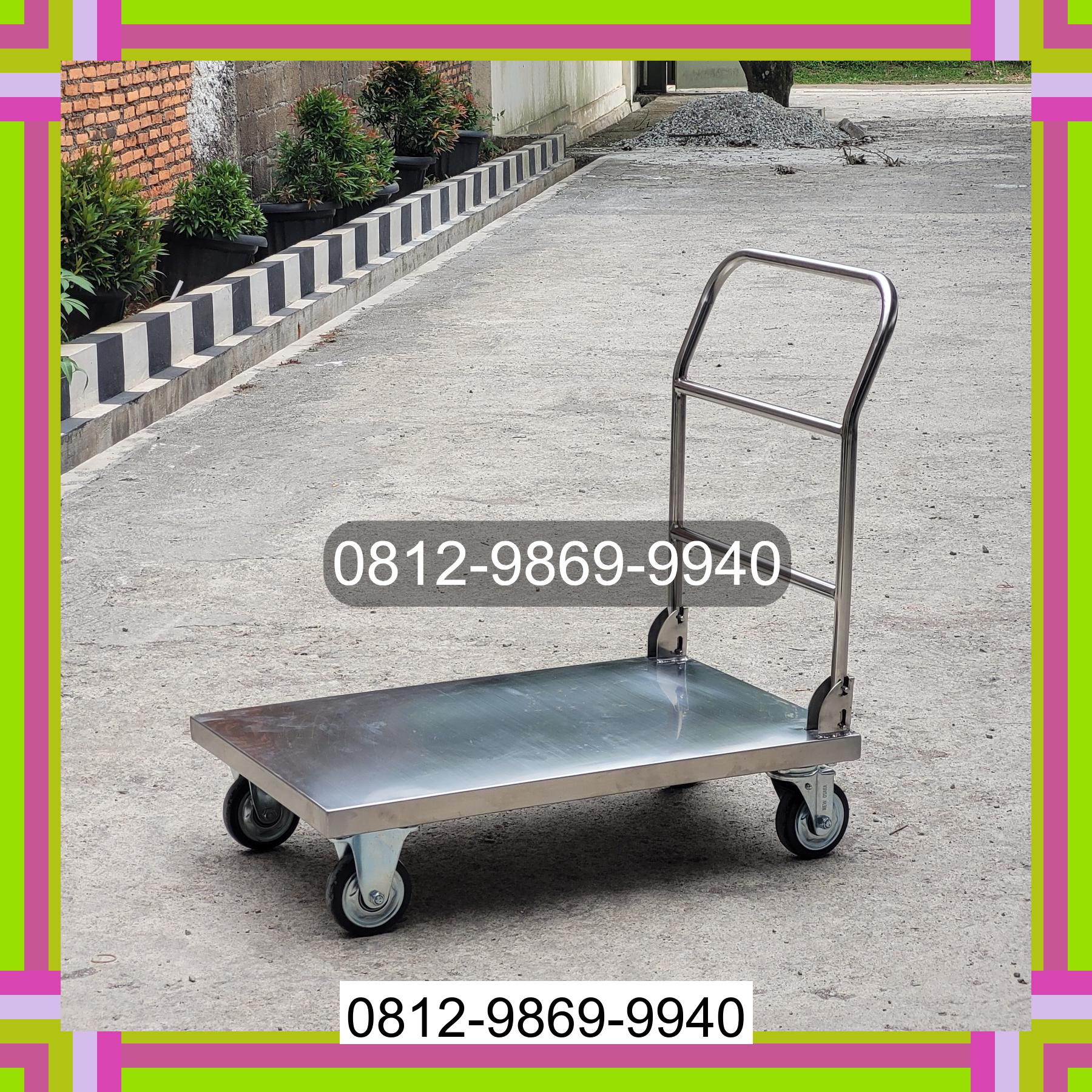 0812-9869-9940 Terbaik, Jual Handtruck Hand Truck 500 kgg & 300 kg | Troli Barang | Troli lipat | Troli angkut Tompu Bulu