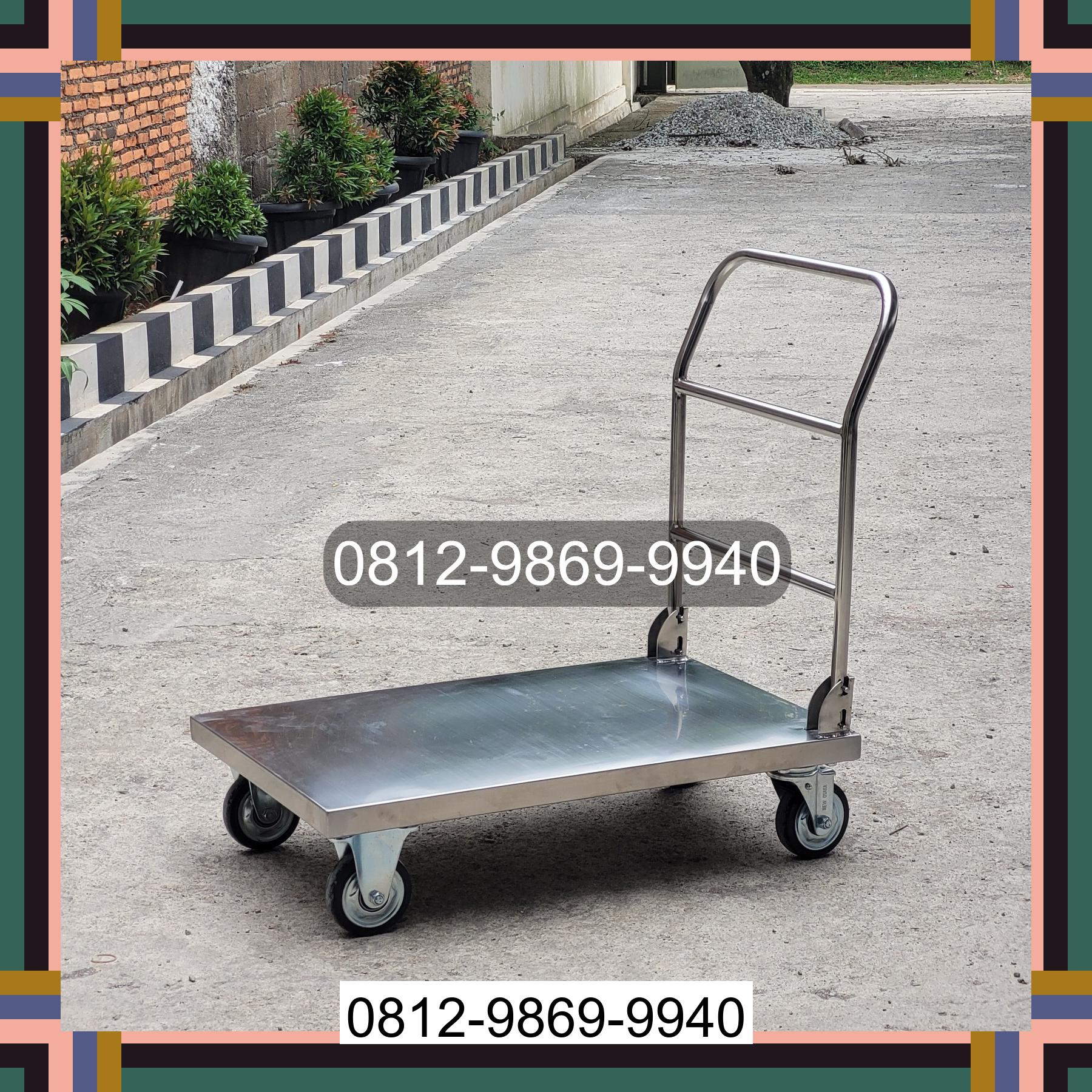 0812-9869-9940 Terbaik, Jual Handtruck Hand Truck 500 kgg & 300 kg | Troli Barang | Troli lipat | Troli angkut Trumon