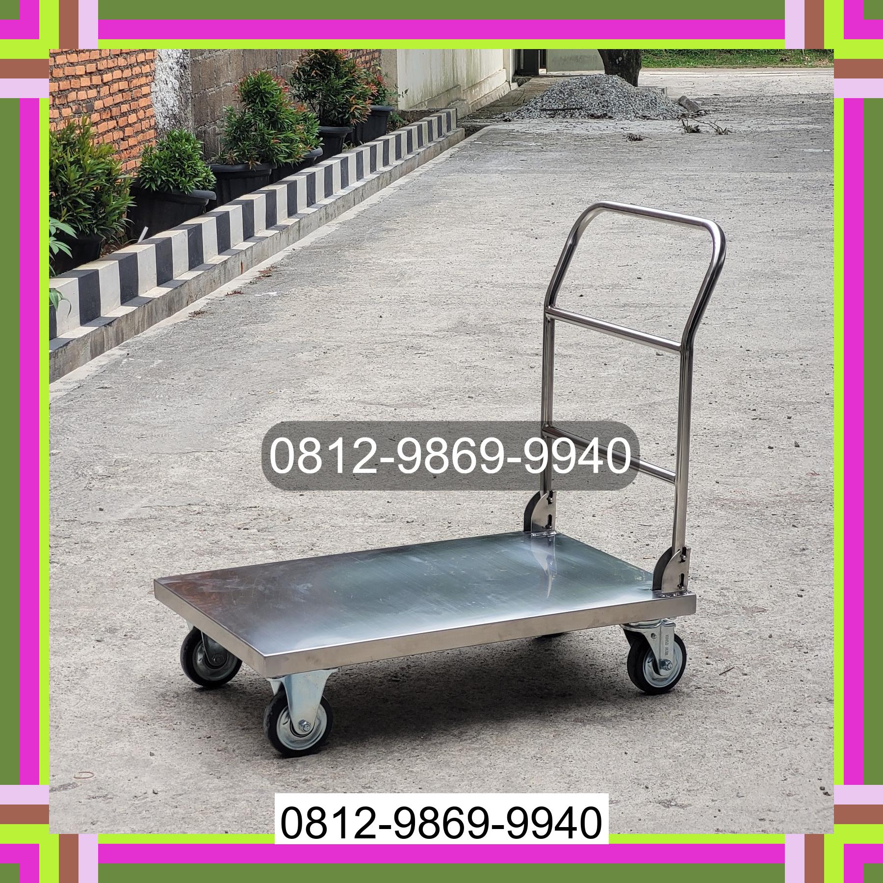 0812-9869-9940 Terbaik, Jual Handtruck Hand Truck 500 kgg & 300 kg | Troli Barang | Troli lipat | Troli angkut Tukak Sadai