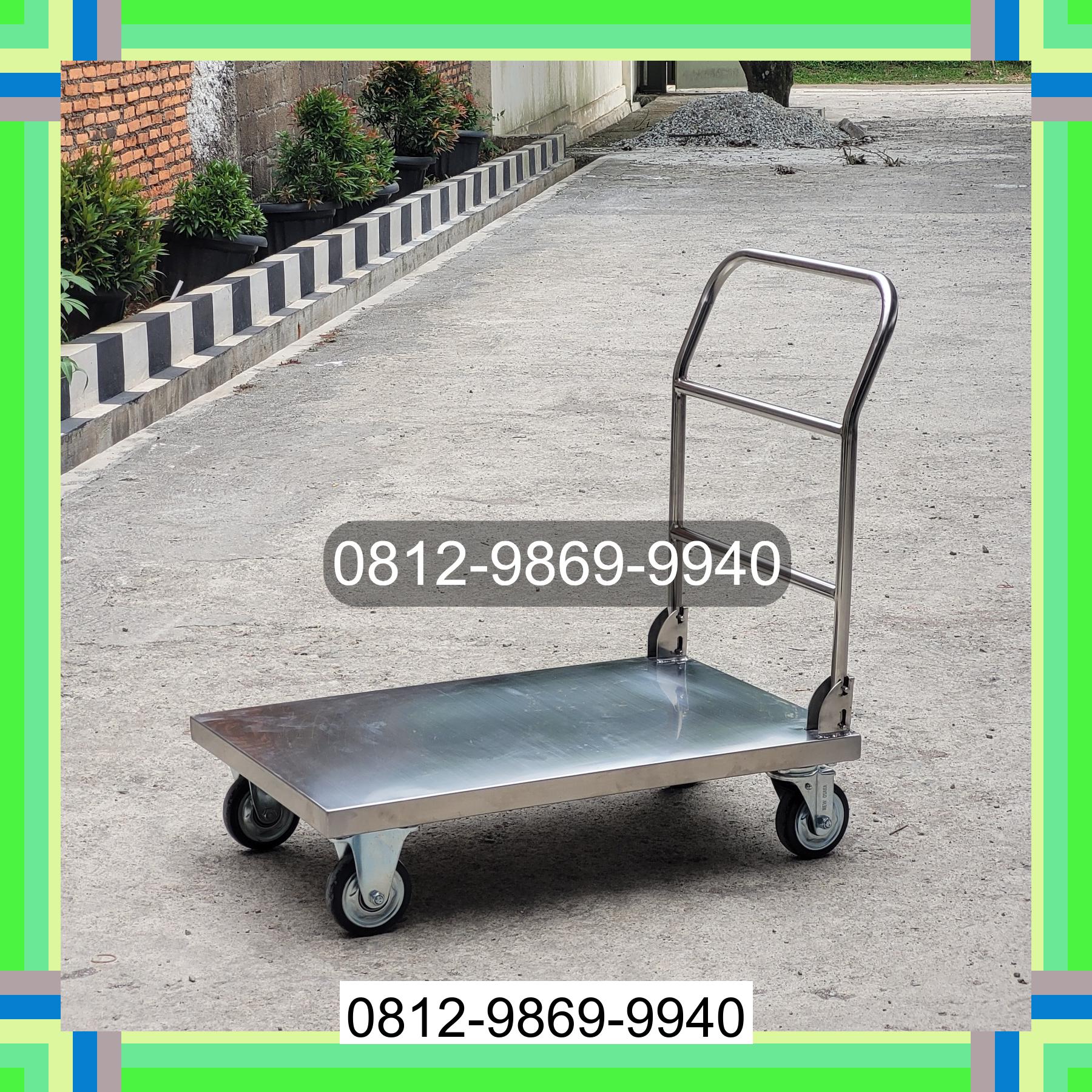 0812-9869-9940 Terbaik, Jual Handtruck Hand Truck 500 kgg & 300 kg | Troli Barang | Troli lipat | Troli angkut Ulu Pungkut