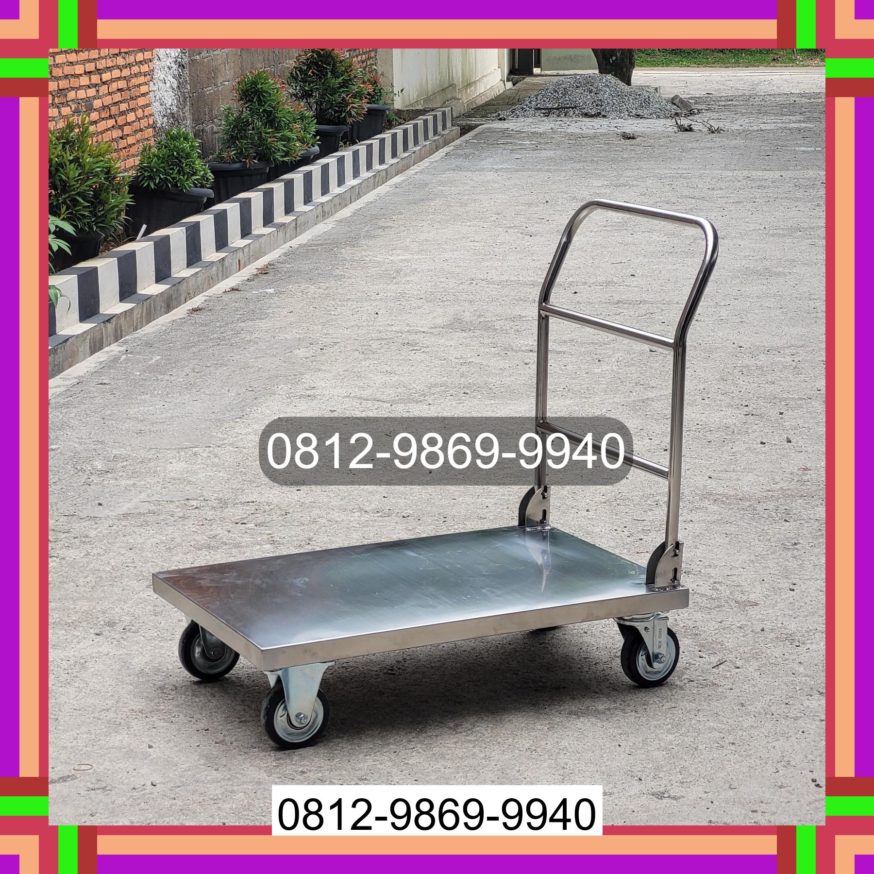 0812-9869-9940 Terbaik, Jual Handtruck Hand Truck 500 kgg & 300 kg | Trolley Barang | Trolley lipat | Trolley angkut Yawakukat