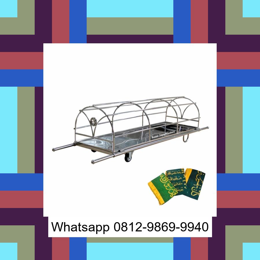 0812-9869-9940 Terbaik, Jual Keranda Mayat / Keranda Jenazah / Kurung batang stainless Bondowoso