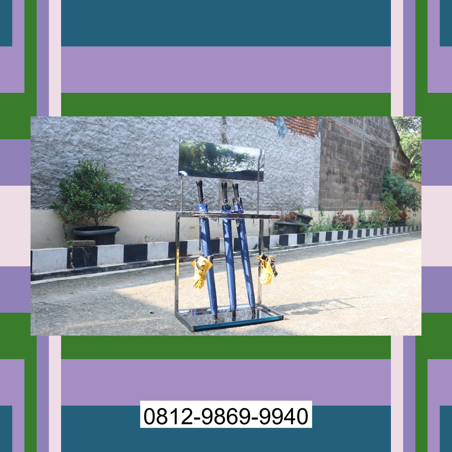 0812-9869-9940 Terbaik, Jual Rak Payung | Tempat Payung | Rak Tempat Stand Payung | Lemari Payung | Promo Launching Air Sugihan