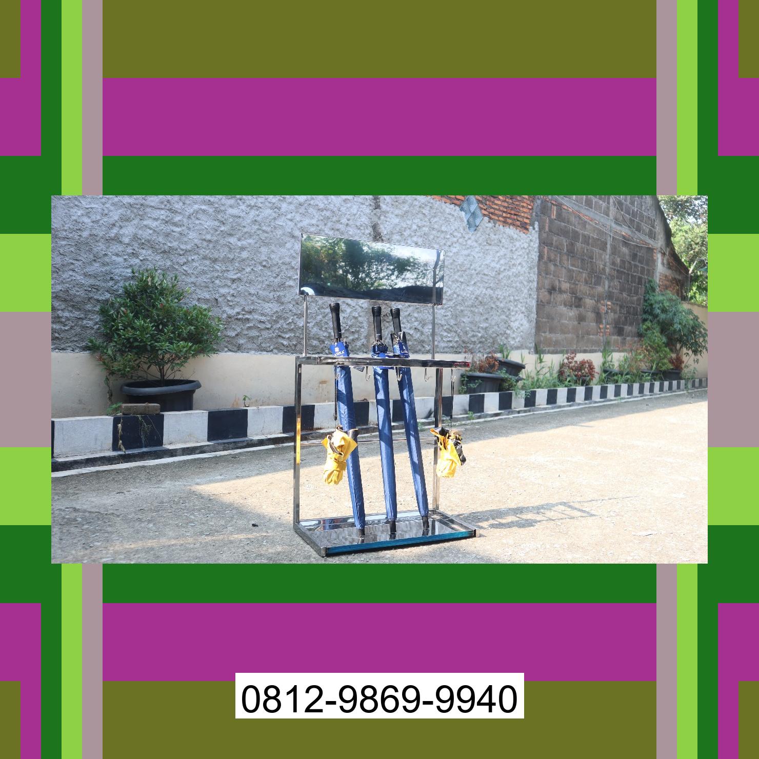 0812-9869-9940 Terbaik, Jual Rak Payung | Tempat Payung | Rak Tempat Stand Payung | Lemari Payung | Promo Launching Alasa Talu Muzoi