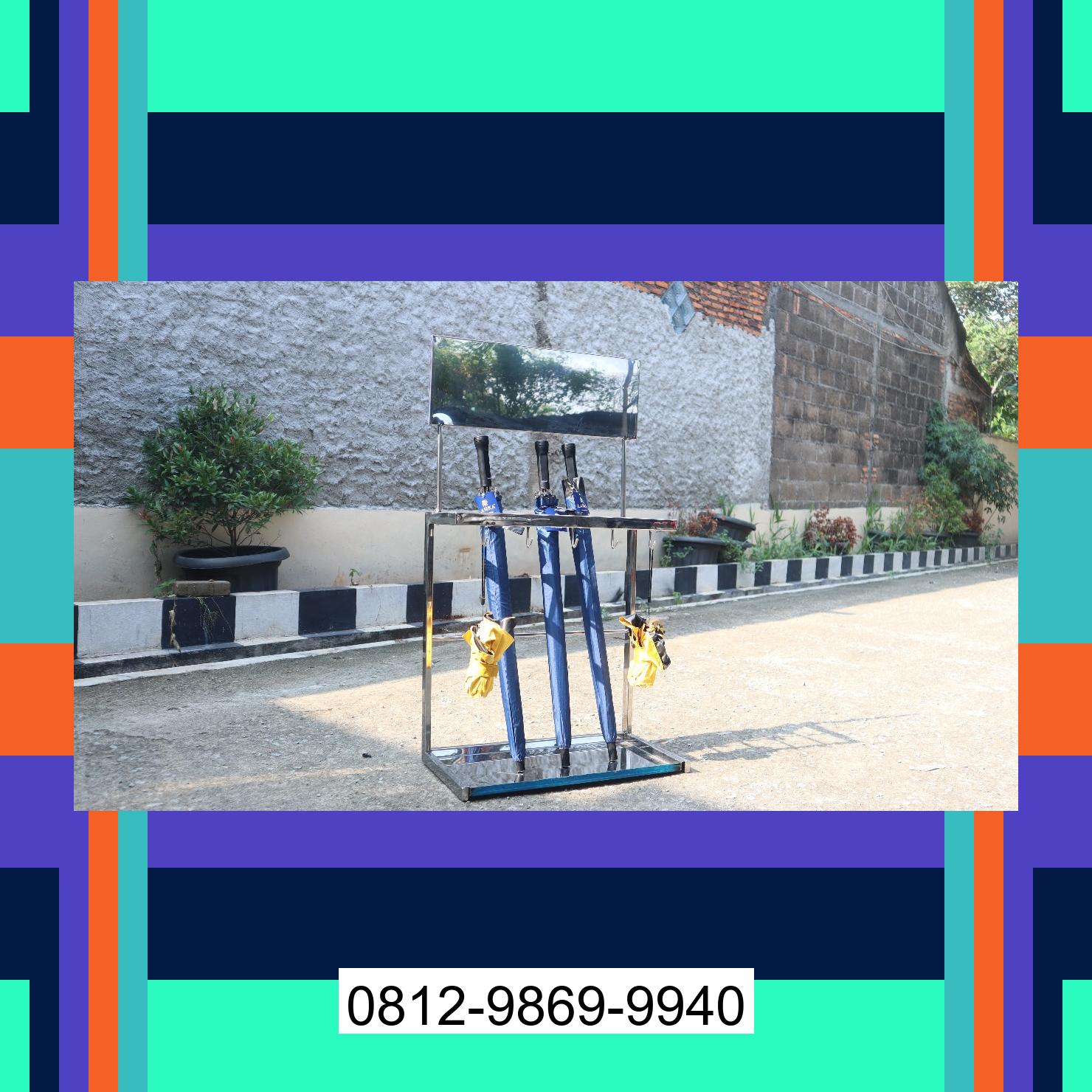 0812-9869-9940 Terbaik, Jual Rak Payung | Tempat Payung | Rak Tempat Stand Payung | Lemari Payung | Promo Launching Andam Dewi