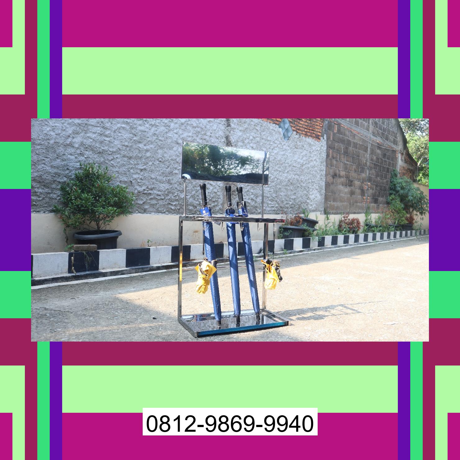 0812-9869-9940 Terbaik, Jual Rak Payung | Tempat Payung | Rak Tempat Stand Payung | Lemari Payung | Promo Launching Bilah Hilir