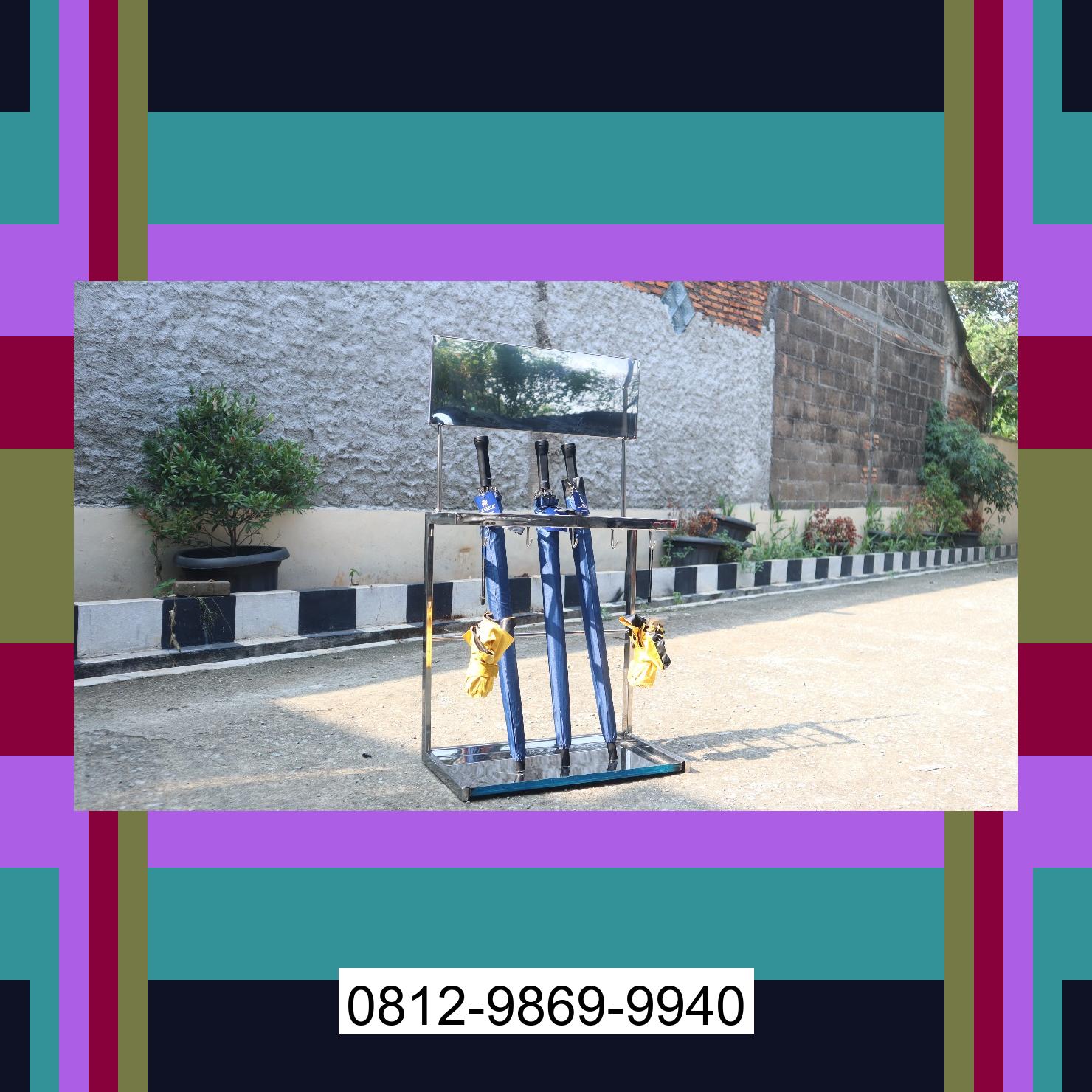 0812-9869-9940 Terbaik, Jual Rak Payung | Tempat Payung | Rak Tempat Stand Payung | Lemari Payung | Promo Launching Buay Madang Timur