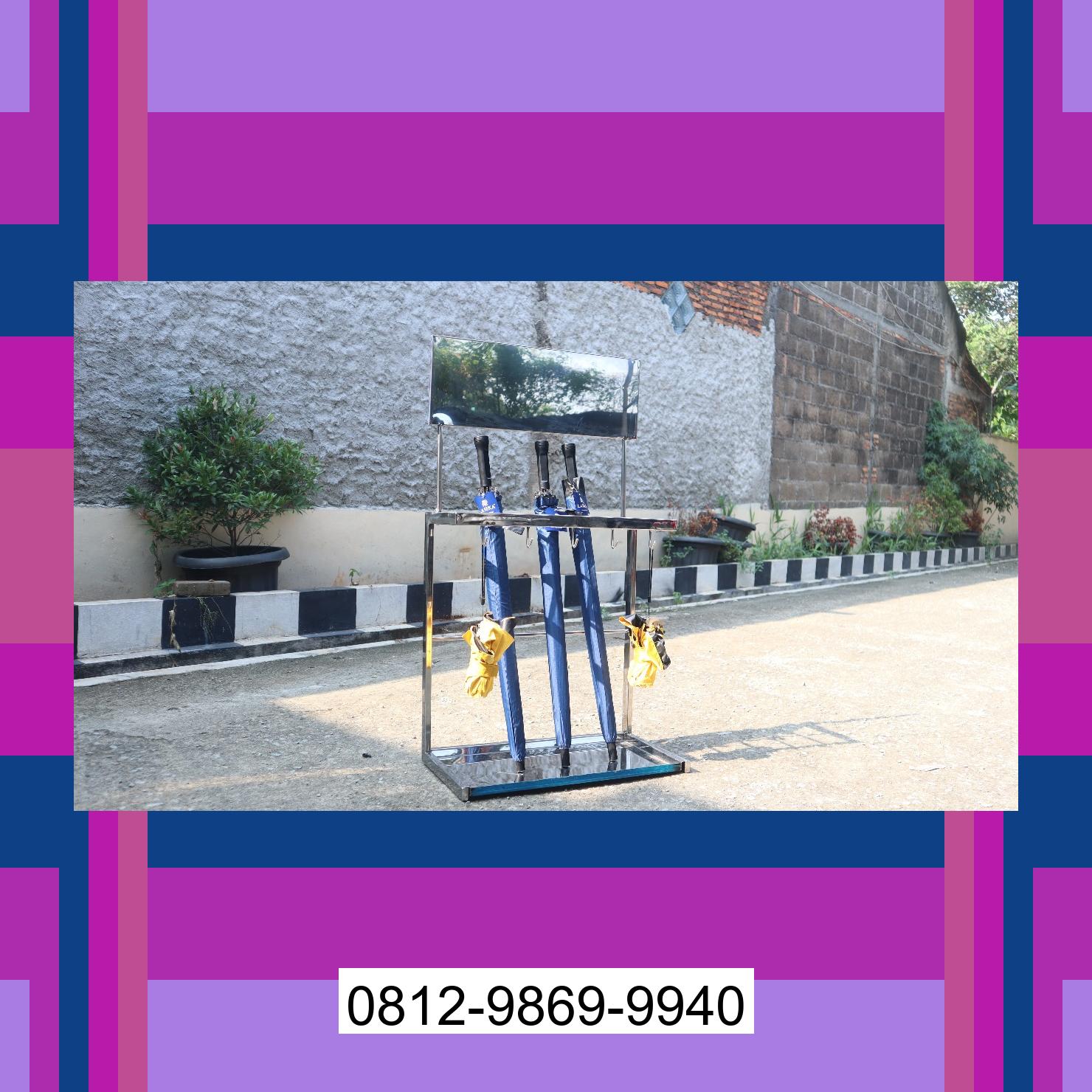0812-9869-9940 Terbaik, Jual Rak Payung | Tempat Payung | Rak Tempat Stand Payung | Lemari Payung | Promo Launching Buay Runjung