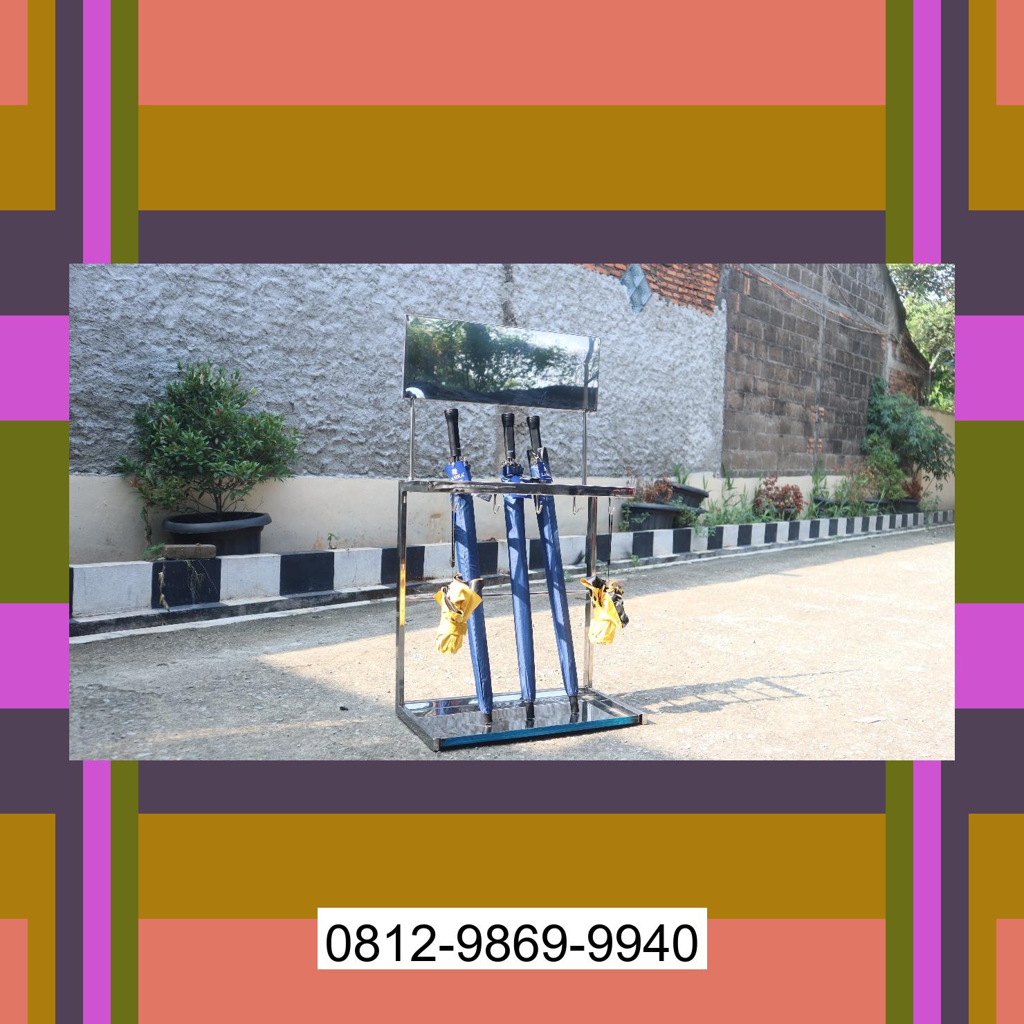 0812-9869-9940 Terbaik, Jual Rak Payung | Tempat Payung | Rak Tempat Stand Payung | Lemari Payung | Promo Launching Ilir Barat I