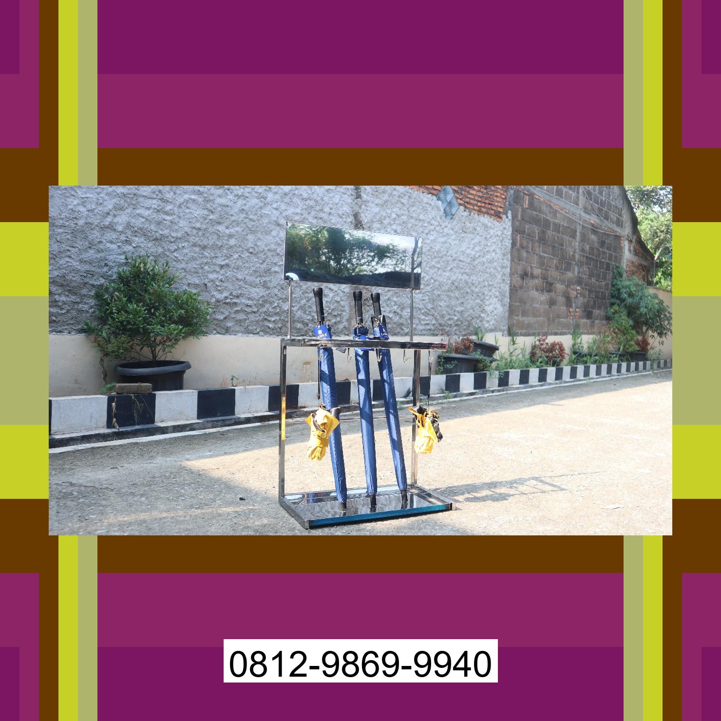 0812-9869-9940 Terbaik, Jual Rak Payung | Tempat Payung | Rak Tempat Stand Payung | Lemari Payung | Promo Launching Pitu Riase