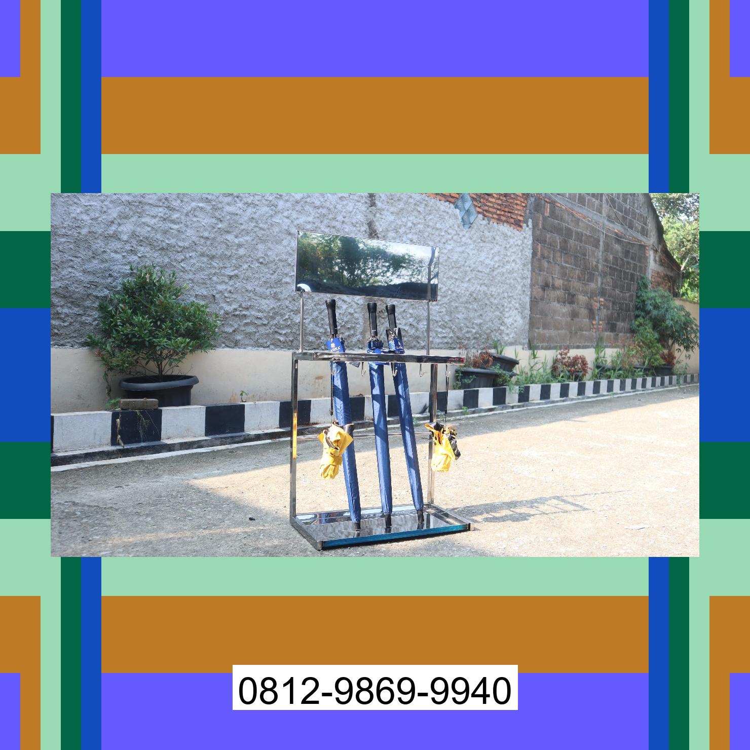 0812-9869-9940 Terbaik, Jual Rak Payung | Tempat Payung | Rak Tempat Stand Payung | Lemari Payung | Promo Launching Sei Bingai