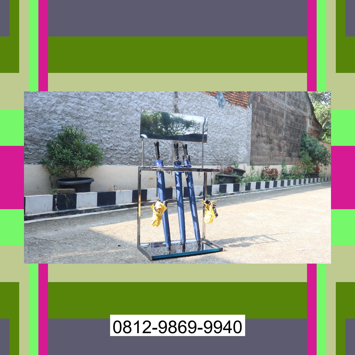 0812-9869-9940 Terbaik, Jual Rak Payung | Tempat Payung | Rak Tempat Stand Payung | Lemari Payung | Promo Launching Semidang Aji