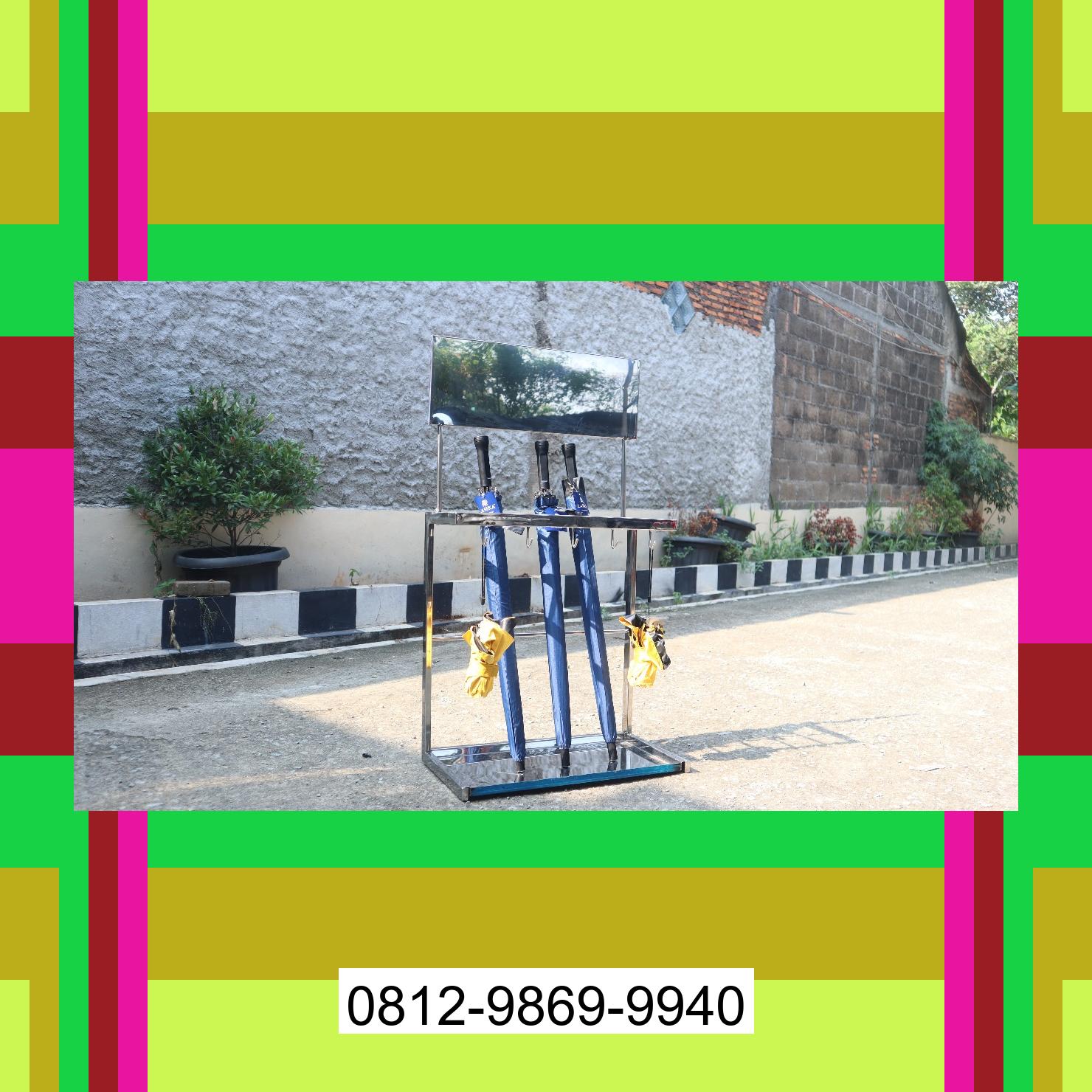 0812-9869-9940 Terbaik, Jual Rak Payung | Tempat Payung | Rak Tempat Stand Payung | Lemari Payung | Promo Launching Sitellu Tali Urang Jehe