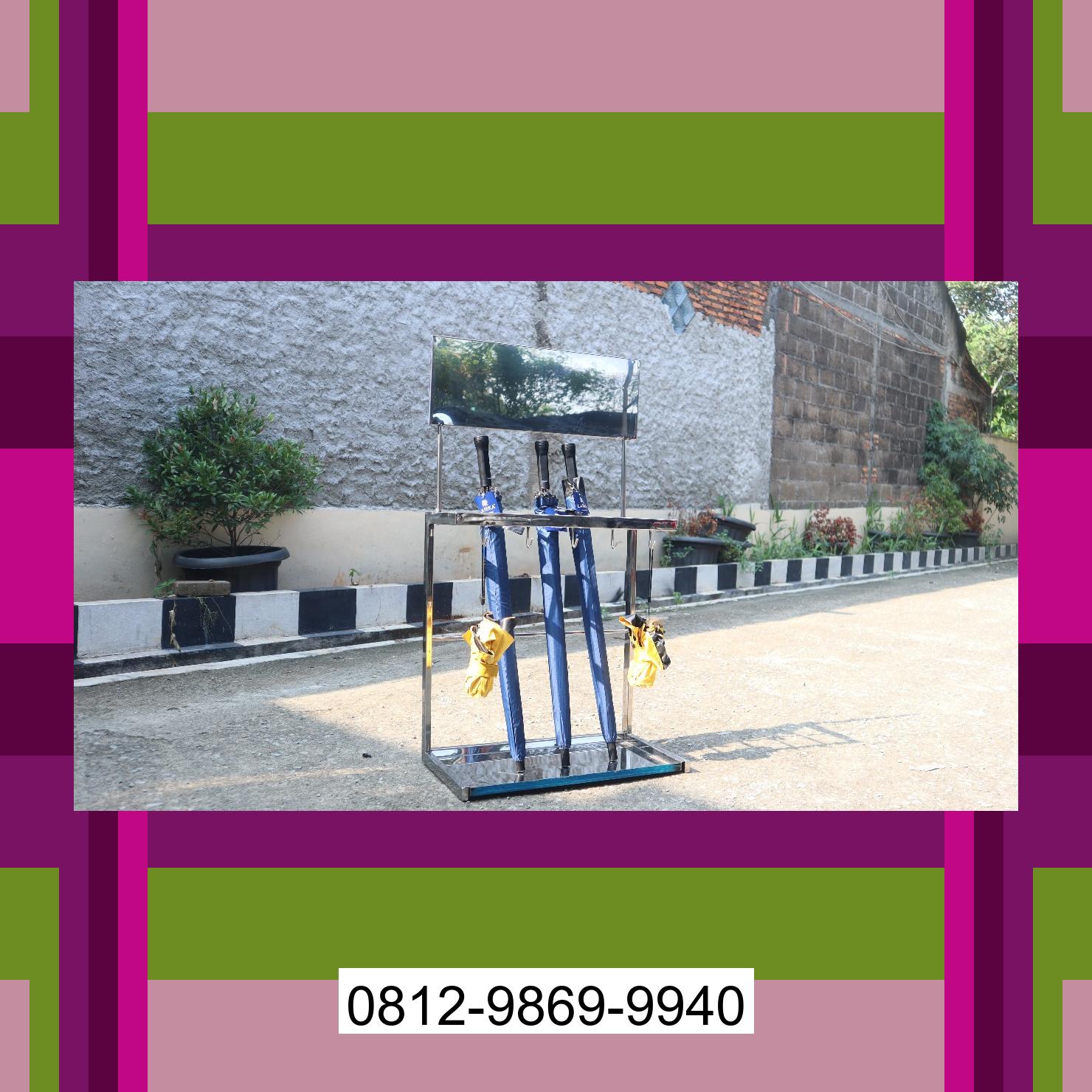 0812-9869-9940 Terbaik, Jual Rak Payung | Tempat Payung | Rak Tempat Stand Payung | Lemari Payung | Promo Launching Tiga Lingga