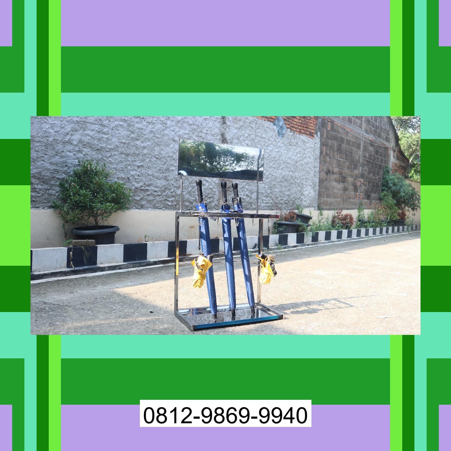 0812-9869-9940 Terbaik, Jual Rak Payung | Tempat Payung | Rak Tempat Stand Payung | Lemari Payung | Promo Launching Ulakan Tapakis