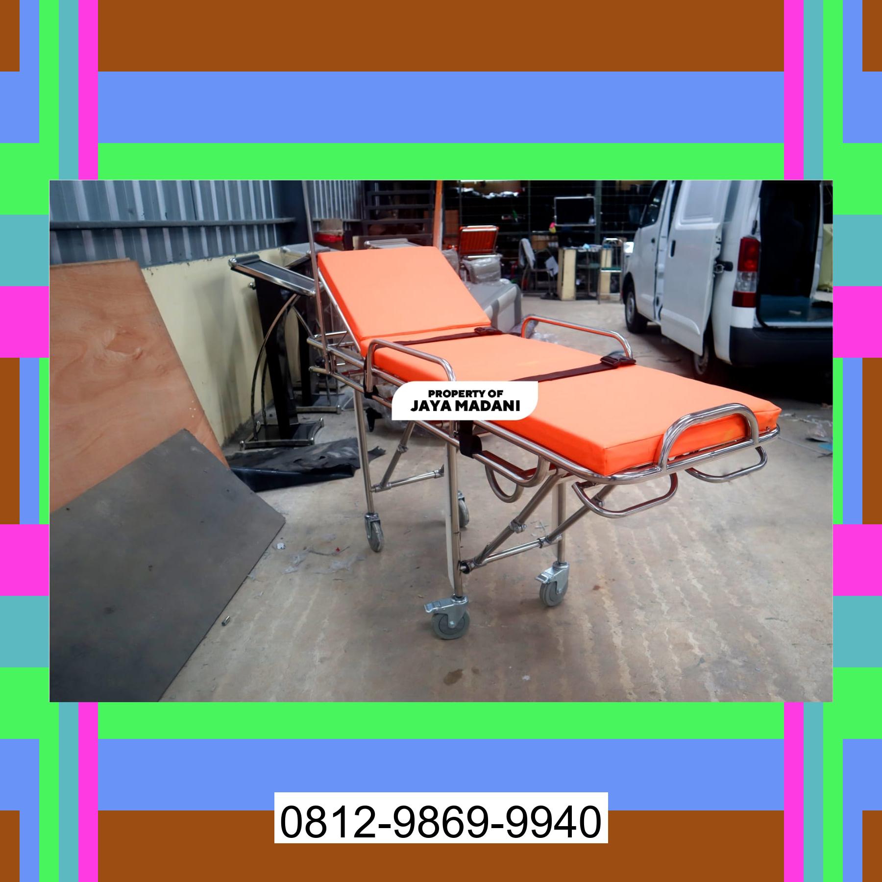 0812-9869-9940 Terbaik, Stretcher Ambulance | Strecher Brankar Ambulance Stainless Steel Borme