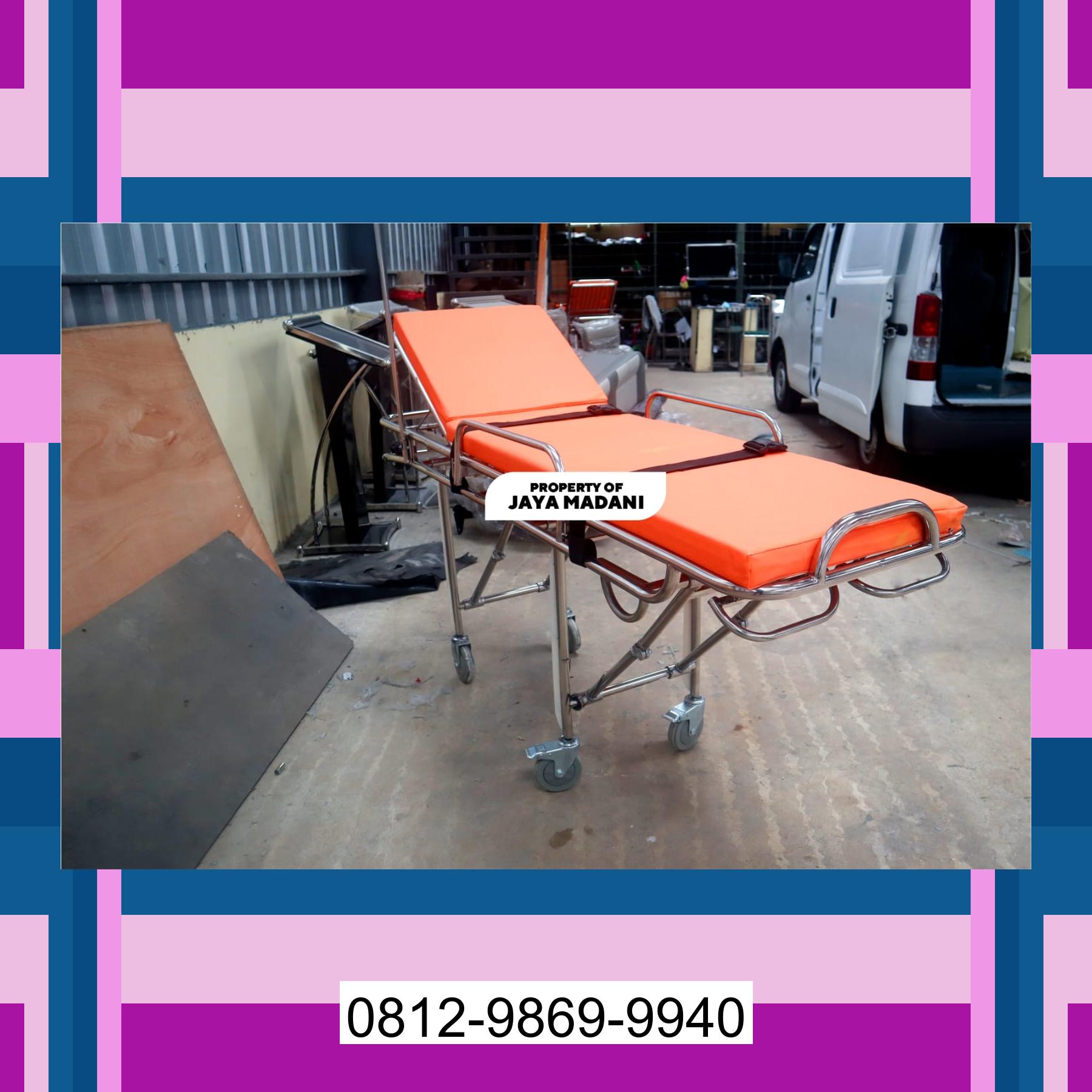 0812-9869-9940 Terbaik, Stretcher Ambulance | Strecher Brankar Ambulance Stainless Steel Safan